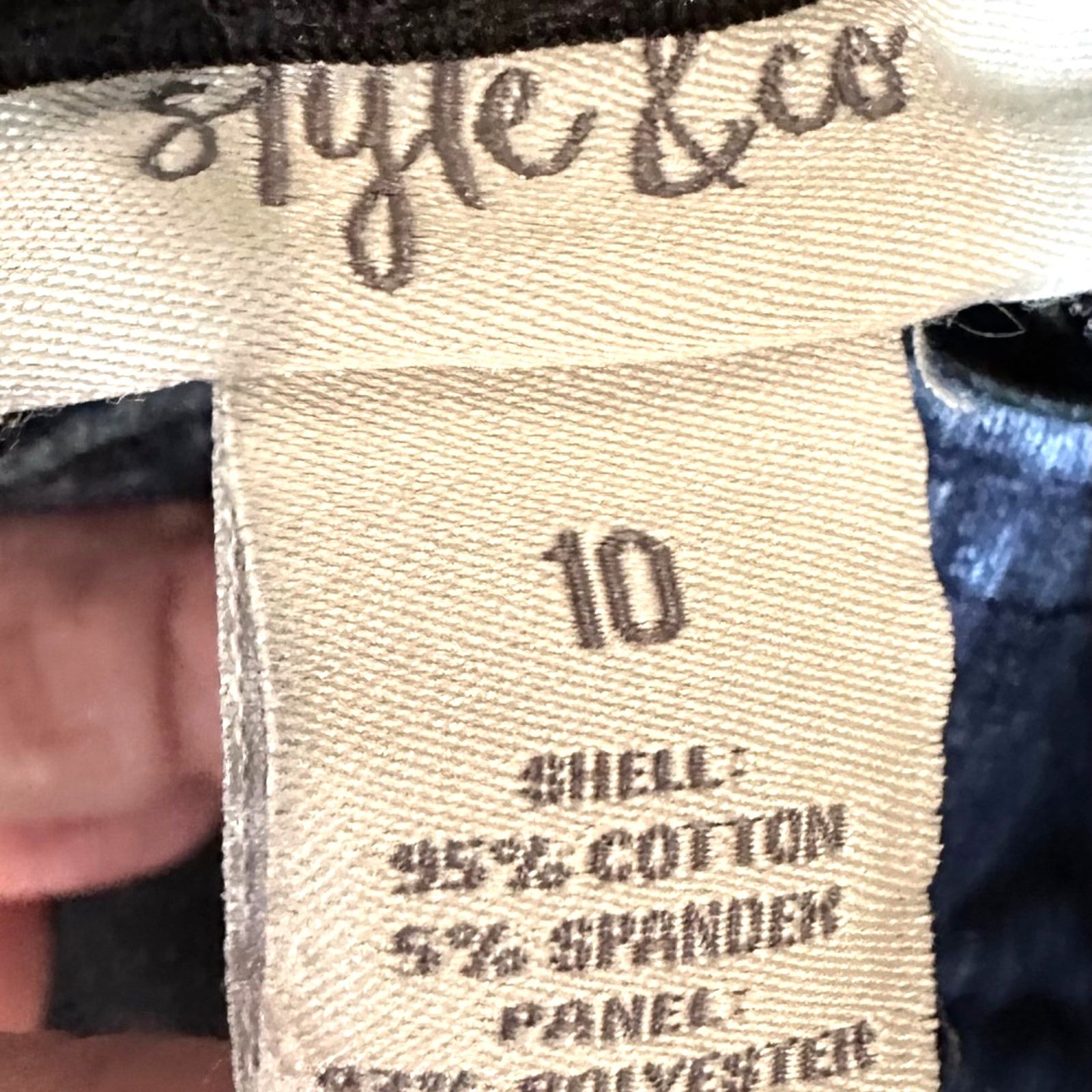 Other Style & Co High Rise Jeggings Med Blue size 10 Size 32" / US 10 / IT 46 - 12 Thumbnail