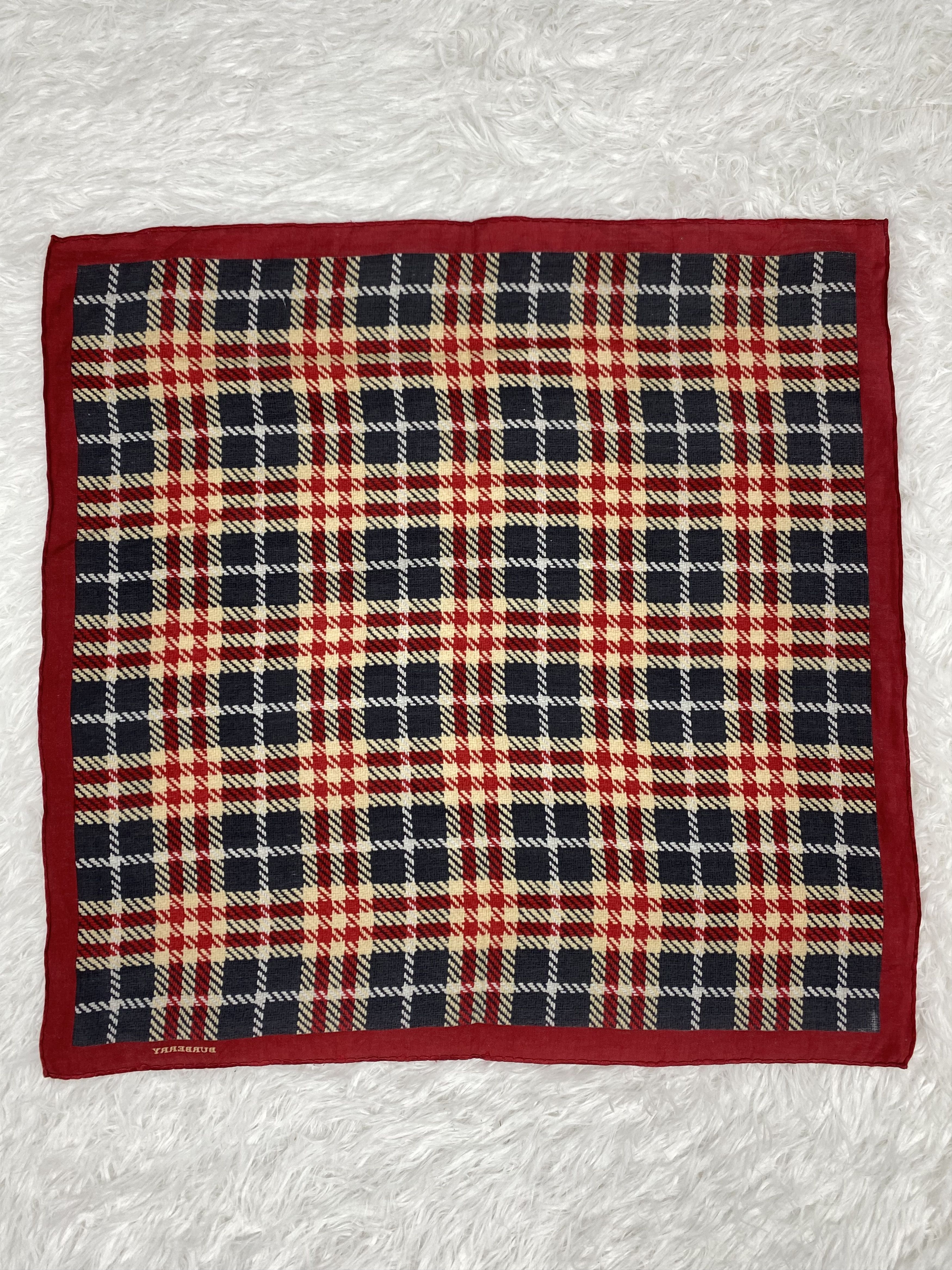 Burberry Vintage Burberry Handkerchief PH0110 Size ONE SIZE - 4 Thumbnail