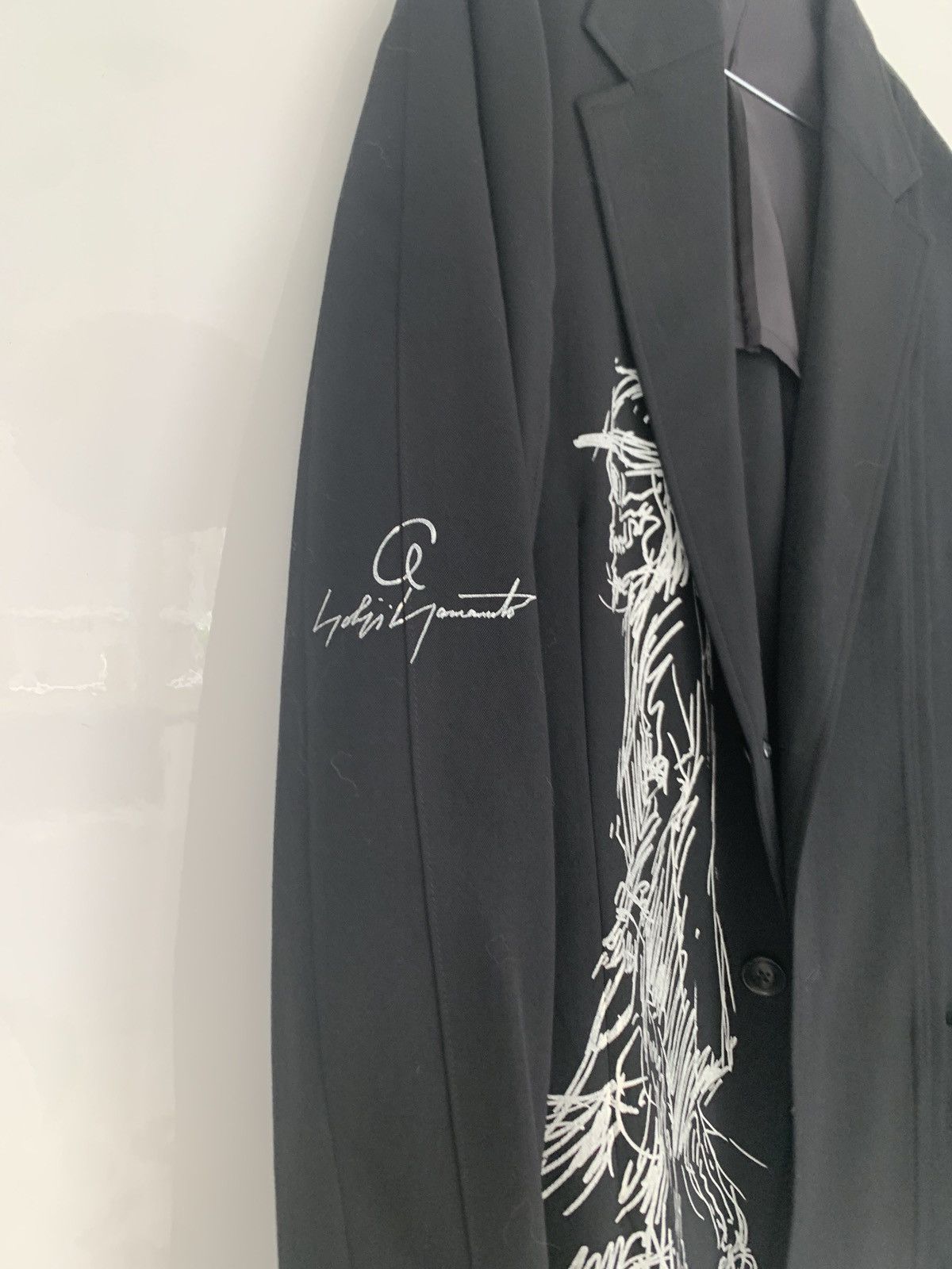 Yohji Yamamoto Printed jacket Size 40R - 2 Thumbnail