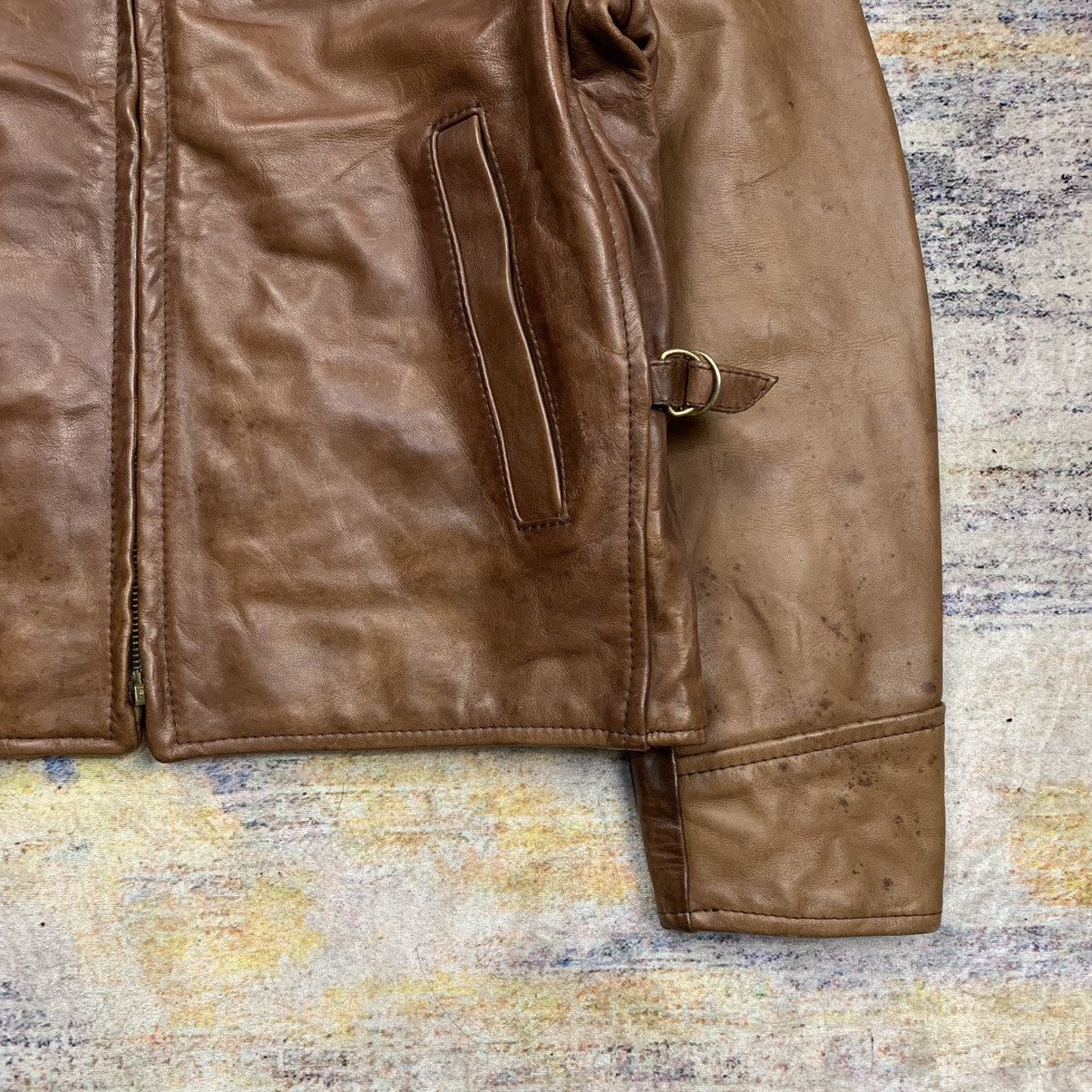 Indian Motorcycle × Kadoya × Vintage Vintage indian motorcycle single riders leather jacket Size US XS / EU 42 / 0 - 5 Thumbnail