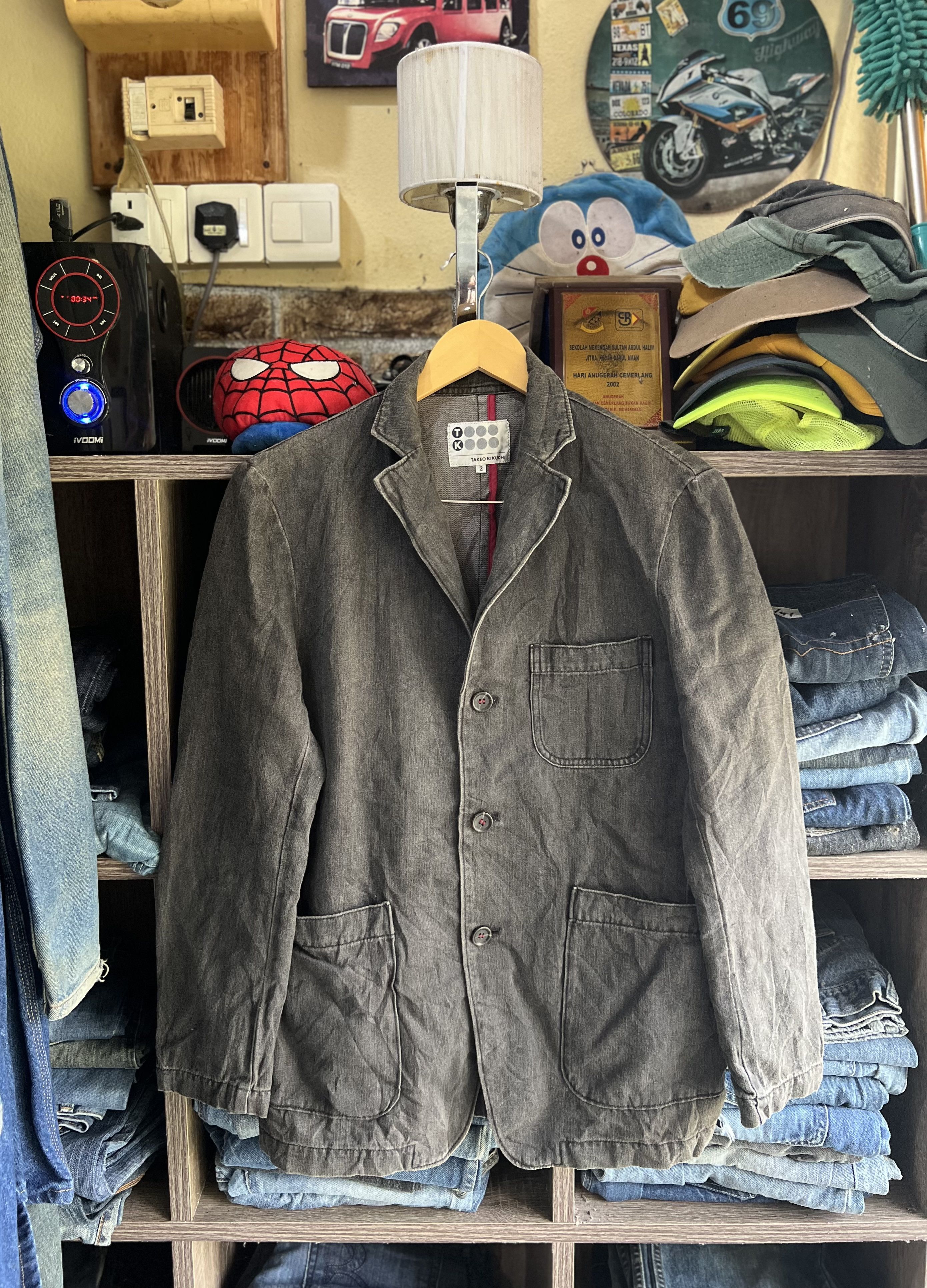 Takeo Kikuchi 🔥Vintage Takeo Kikuchi Chore Jacket/Casual Blazer Size US S / EU 44-46 / 1 - 14 Thumbnail