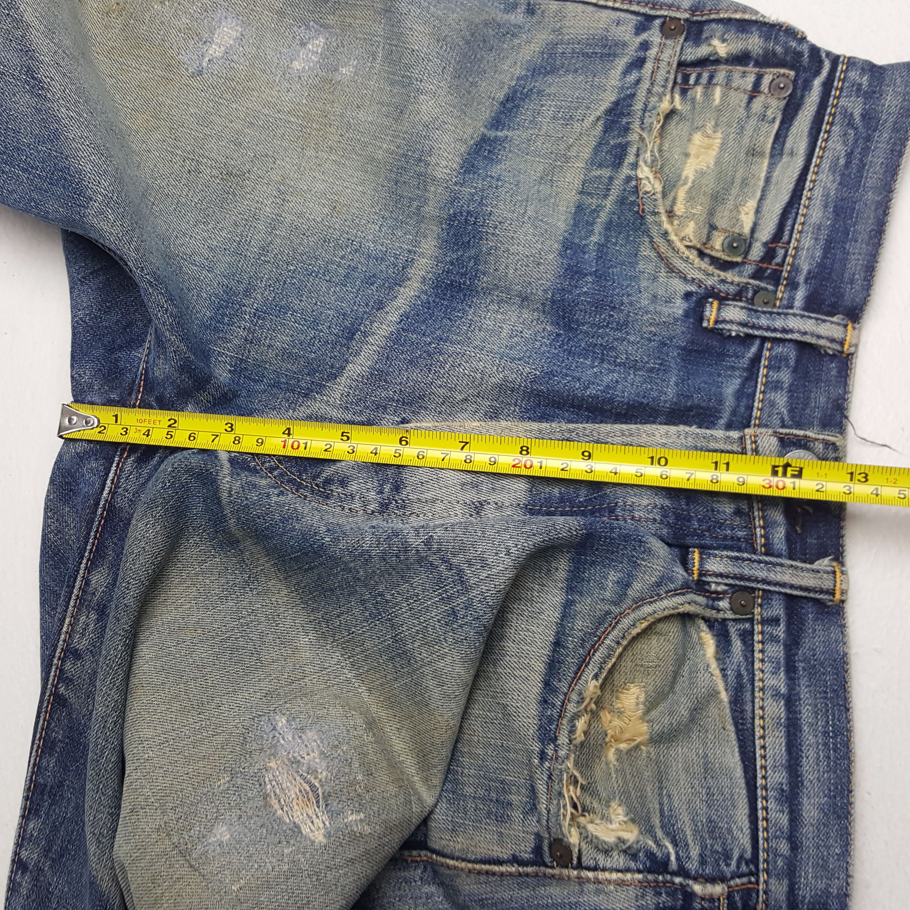 Evisu × Japanese Brand × Vintage Vintage Evisu Japanese Brand Daicock Custom Selvedge Jeans Size US 27 - 8 Thumbnail