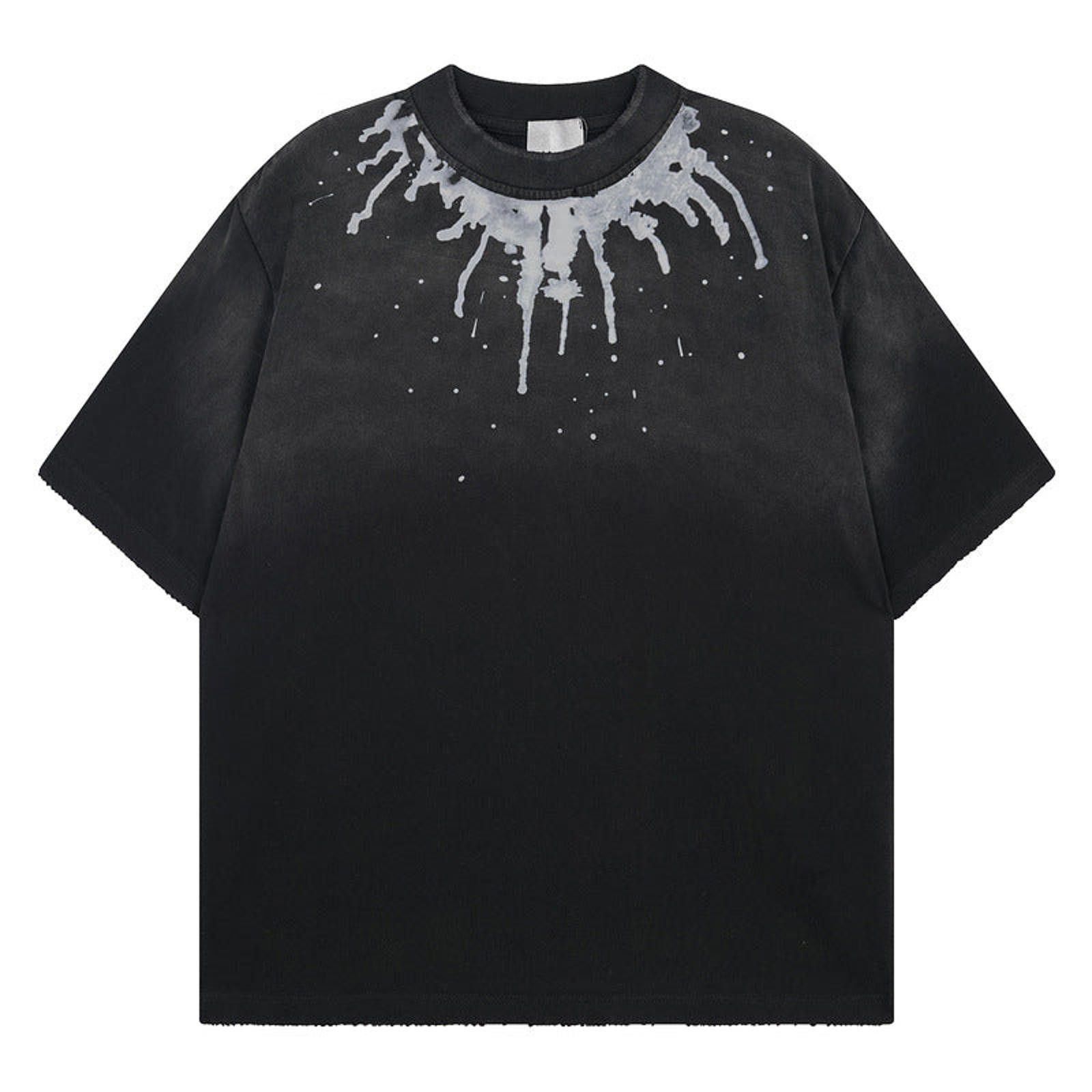 Japanese Brand Splashed Oversized Tie-Dye T-Shirt Size US M / EU 48-50 / 2 - 1 Thumbnail