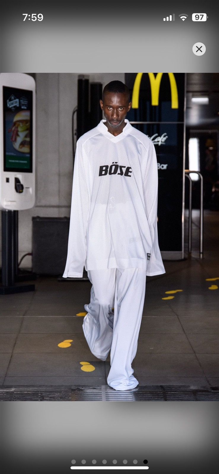 Vetements SS20 Vetements Bose Oversized Hockey Jersey M L Demna Size US M / EU 48-50 / 2 - 2 Thumbnail