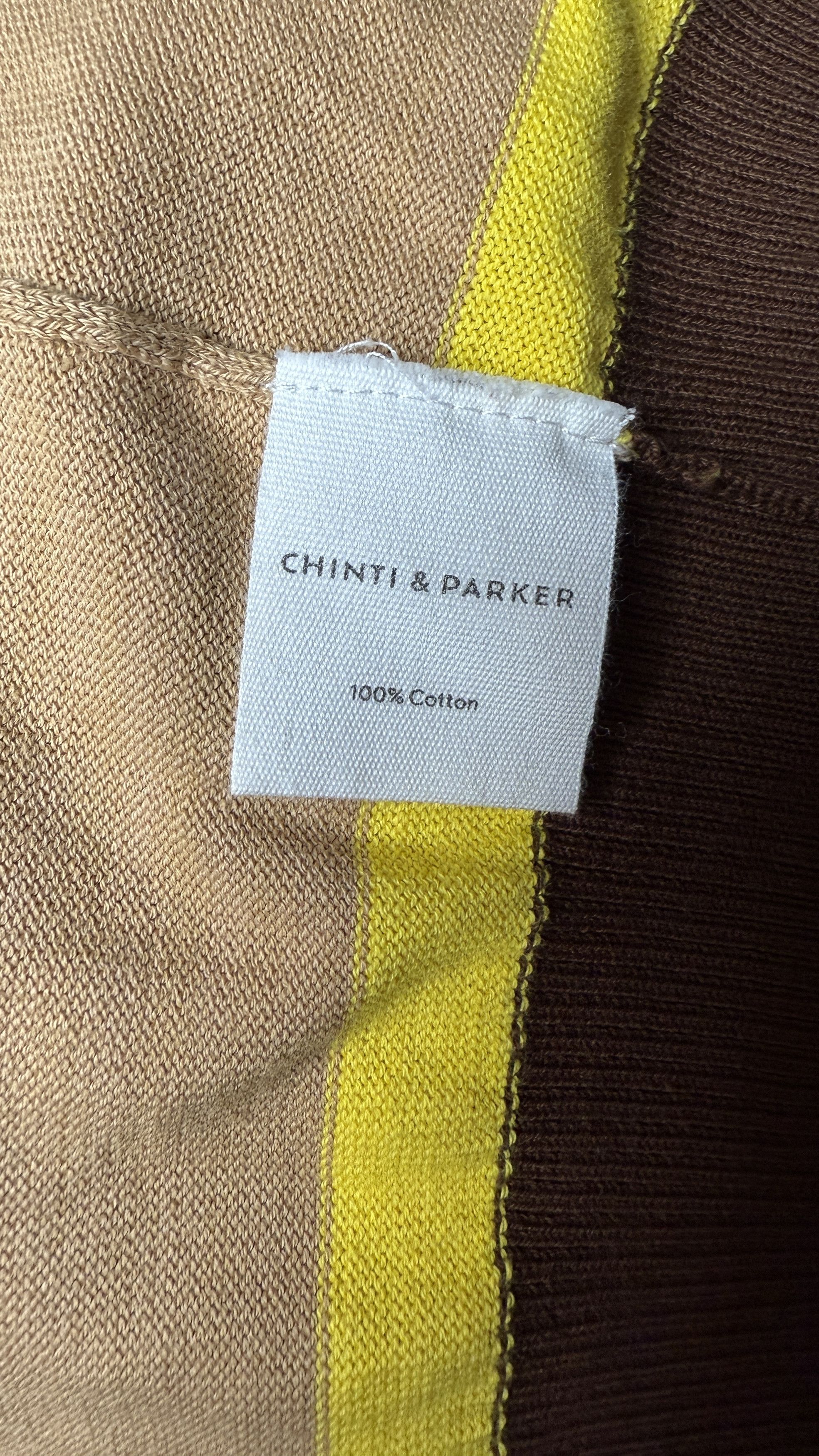 CHINTI & PARKER Chinti & Parker Varsity Stripe Cotton Knit Sweater (S) Size S / US 4 / IT 40 - 8 Thumbnail