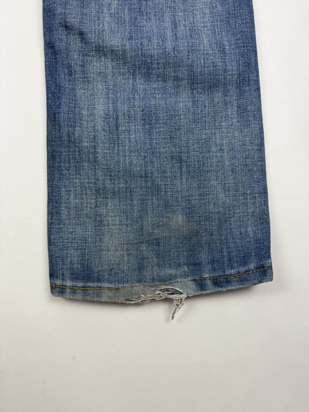 Diesel Y2K Vintage Diesel Cardiel Ripped Blue Jeans Made in Italy Size US 32 / EU 48 - 12 Thumbnail