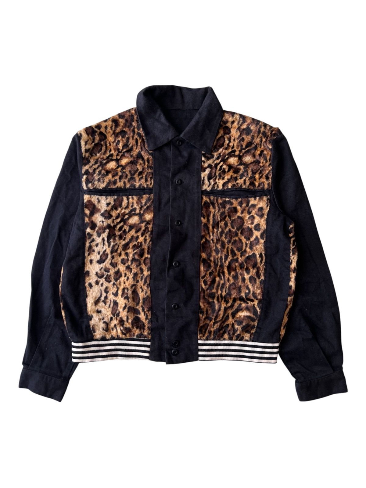 Wacko Maria Sexy Dynamite London Leopard Print Rockabilly Cropped Jacket Size US S / EU 44-46 / 1 - 3 Thumbnail