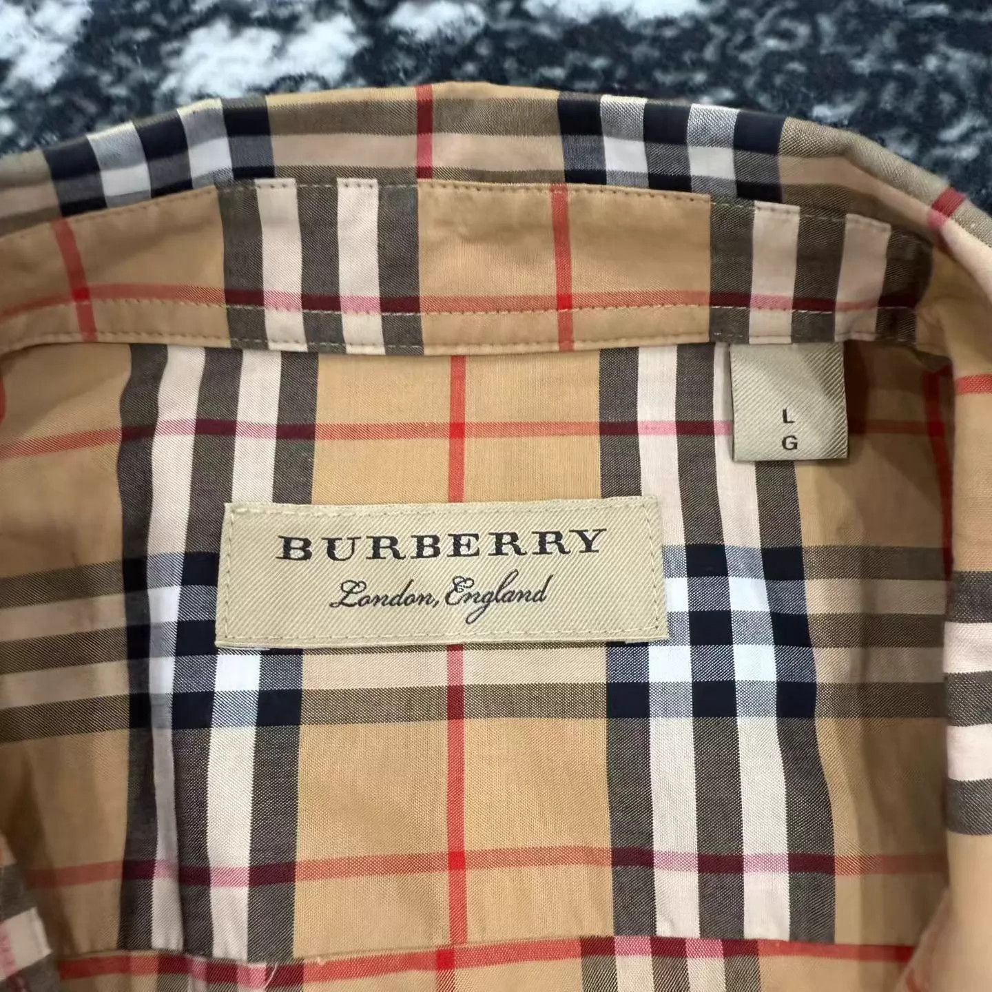 Burberry Burberry Check Long Sleeve Shirt L Unworn Size US L / EU 52-54 / 3 - 3 Thumbnail
