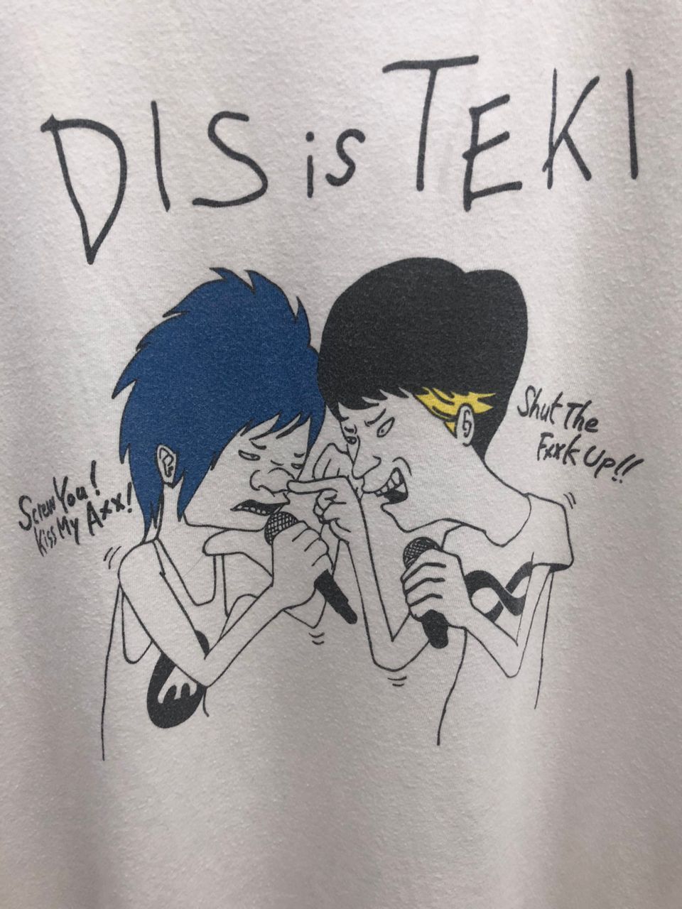 Vintage vintage Uver World Tee teki DIS IS TEKI PUNK Size US M / EU 48-50 / 2 - 2 Thumbnail