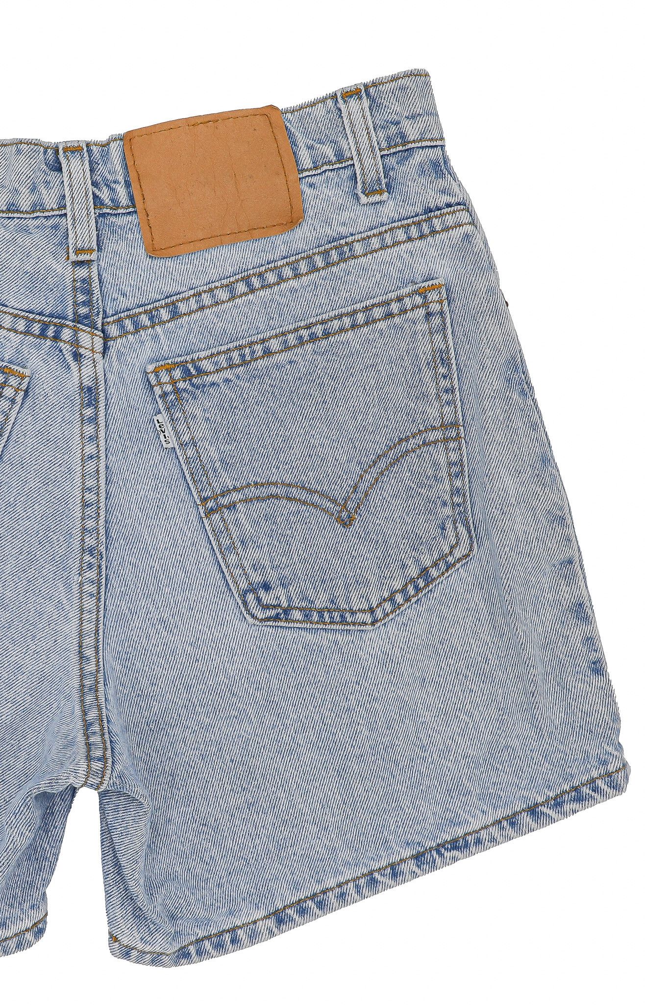 Levi's Levis 950 Light Wash Denim Jean Shorts 6/28W High Waisted Size 28" / US 6 / IT 42 - 4 Thumbnail