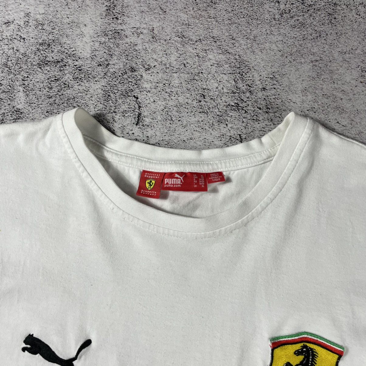 Ferrari × Puma Puma Scuderia Ferrari White T Shirt Racing Wear Size US XXL / EU 58 / 5 - 6 Thumbnail