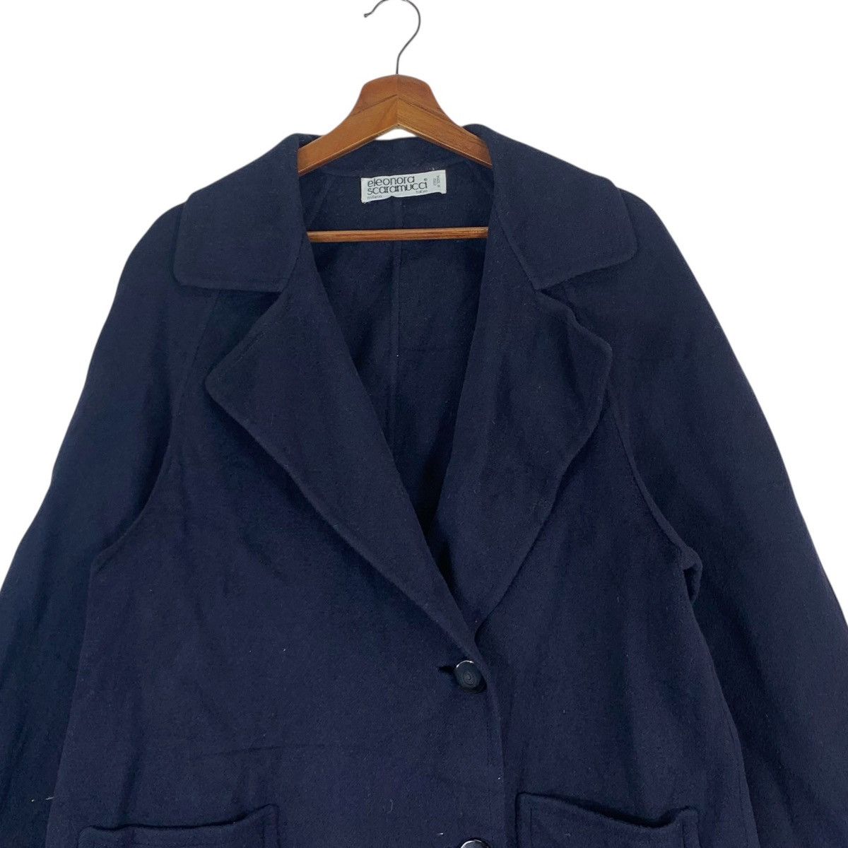 Vintage Vintage Eleonora Scaramucci Heavy Wool Coat Size US XS / EU 42 / 0 - 2 Thumbnail
