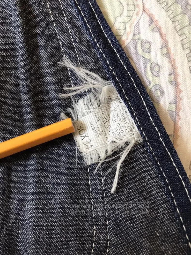 Vintage 80s Vintage Lee Overall Jeans. Size US 30 / EU 46 - 9 Thumbnail