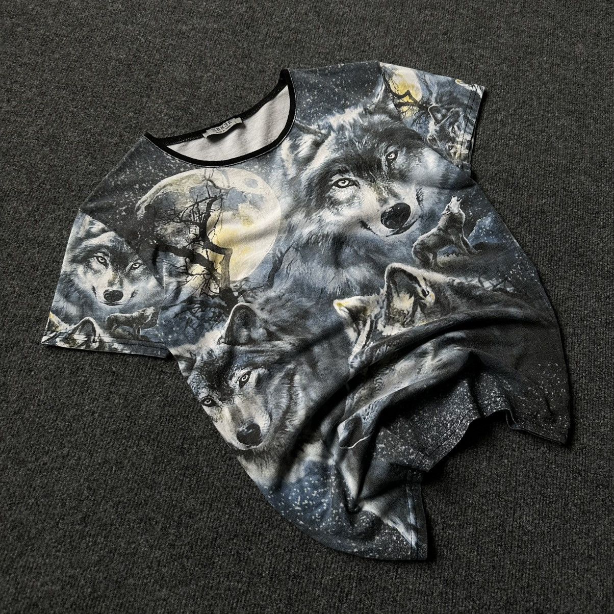Y/Project VTG Adult Wolf Overprinted T-shirts Size S Y2K 00s USA Grung Size US S / EU 44-46 / 1 - 2 Thumbnail