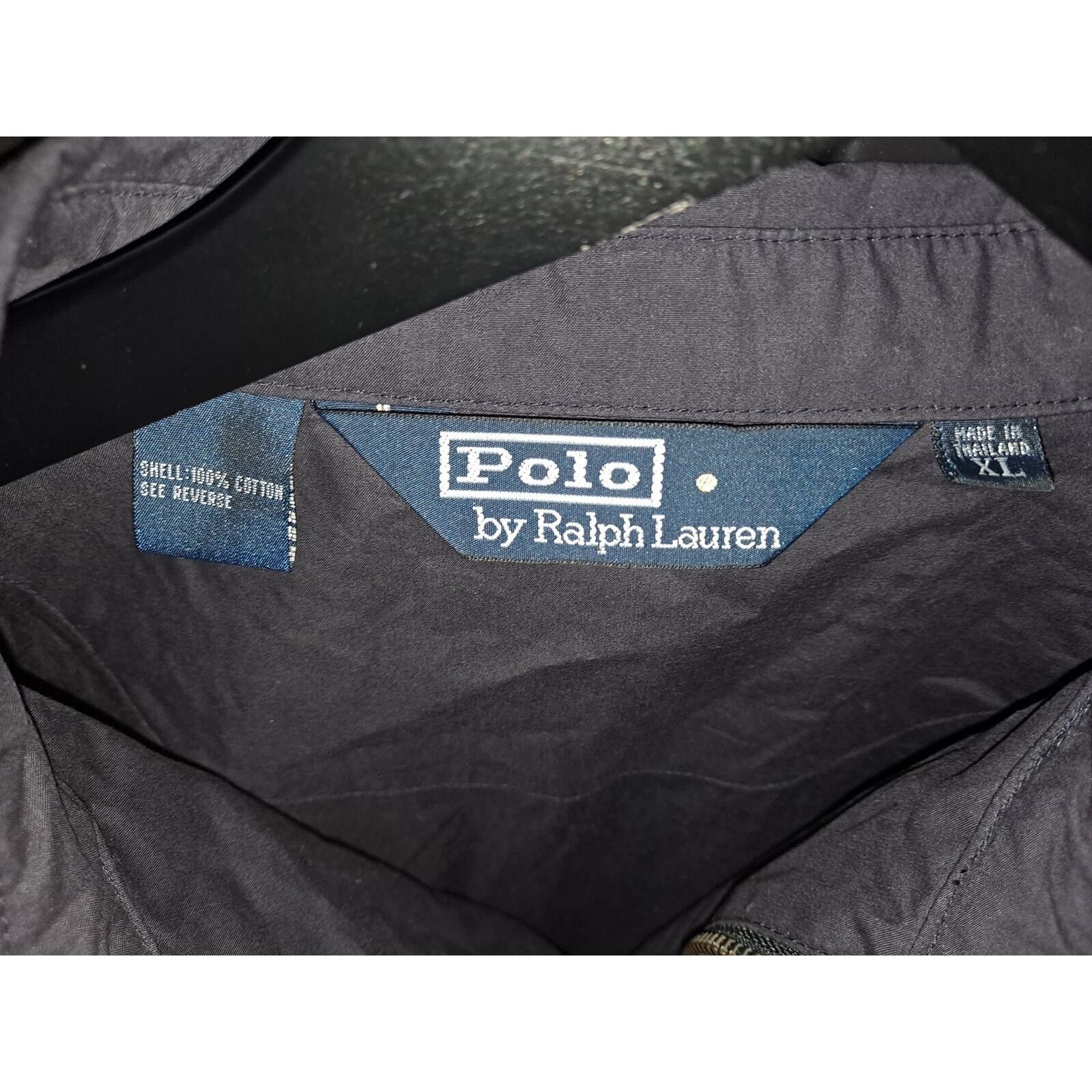 Polo Ralph Lauren Polo Ralph Lauren Black Full Zip Lightweight Jacket Size XL Size US XL / EU 56 / 4 - 3 Thumbnail