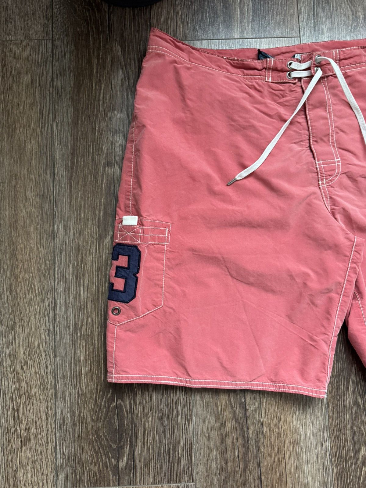 Polo Ralph Lauren Polo Ralph Lauren Big Pony #3 Men’s Coral nylon vintage shorts Size US 36 / EU 52 - 4 Thumbnail