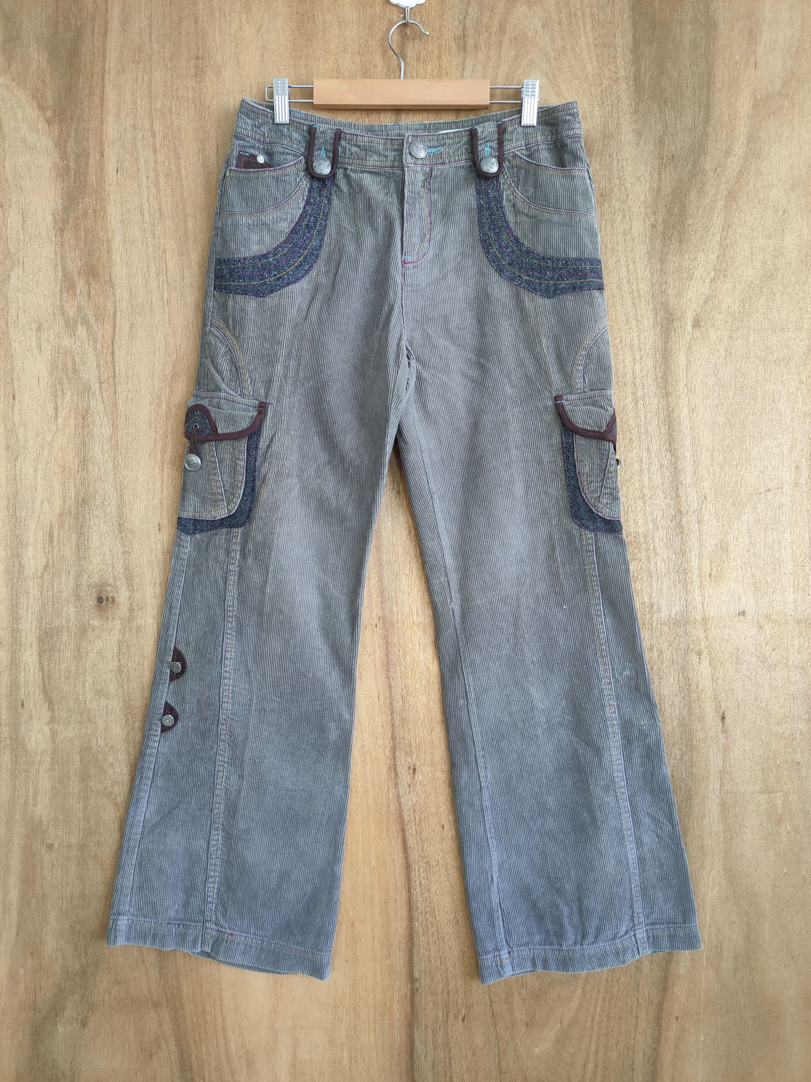 Japanese Brand JAPANESE VINTAGE FLARED CARGO PANTS Size US 32 / EU 48 - 1 Thumbnail