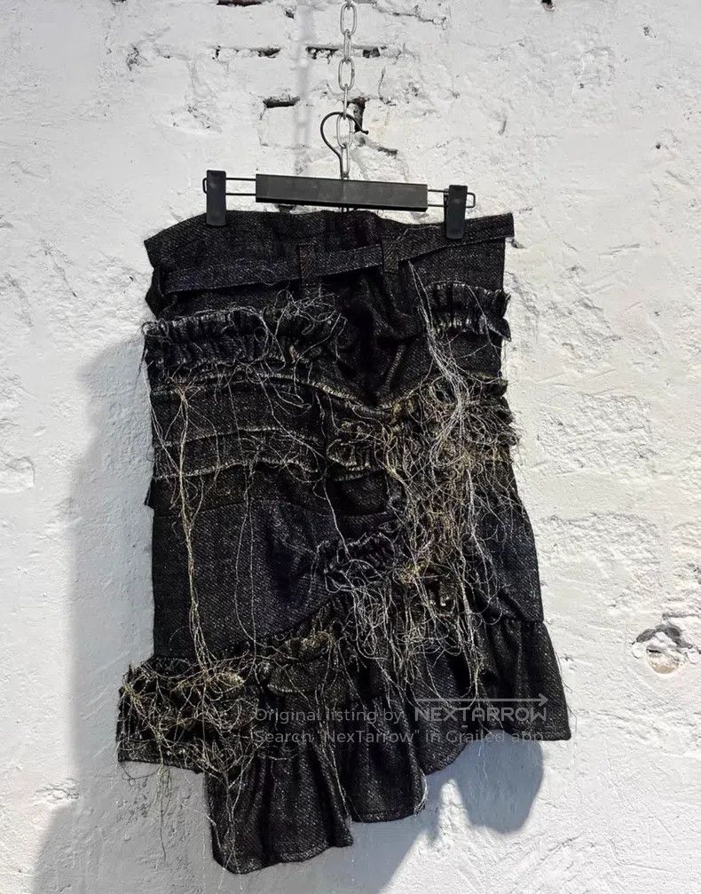 Comme des Garcons Comme Des Garcons size XS Gold and Silver Thread Pleated S Size 23" - 2 Thumbnail