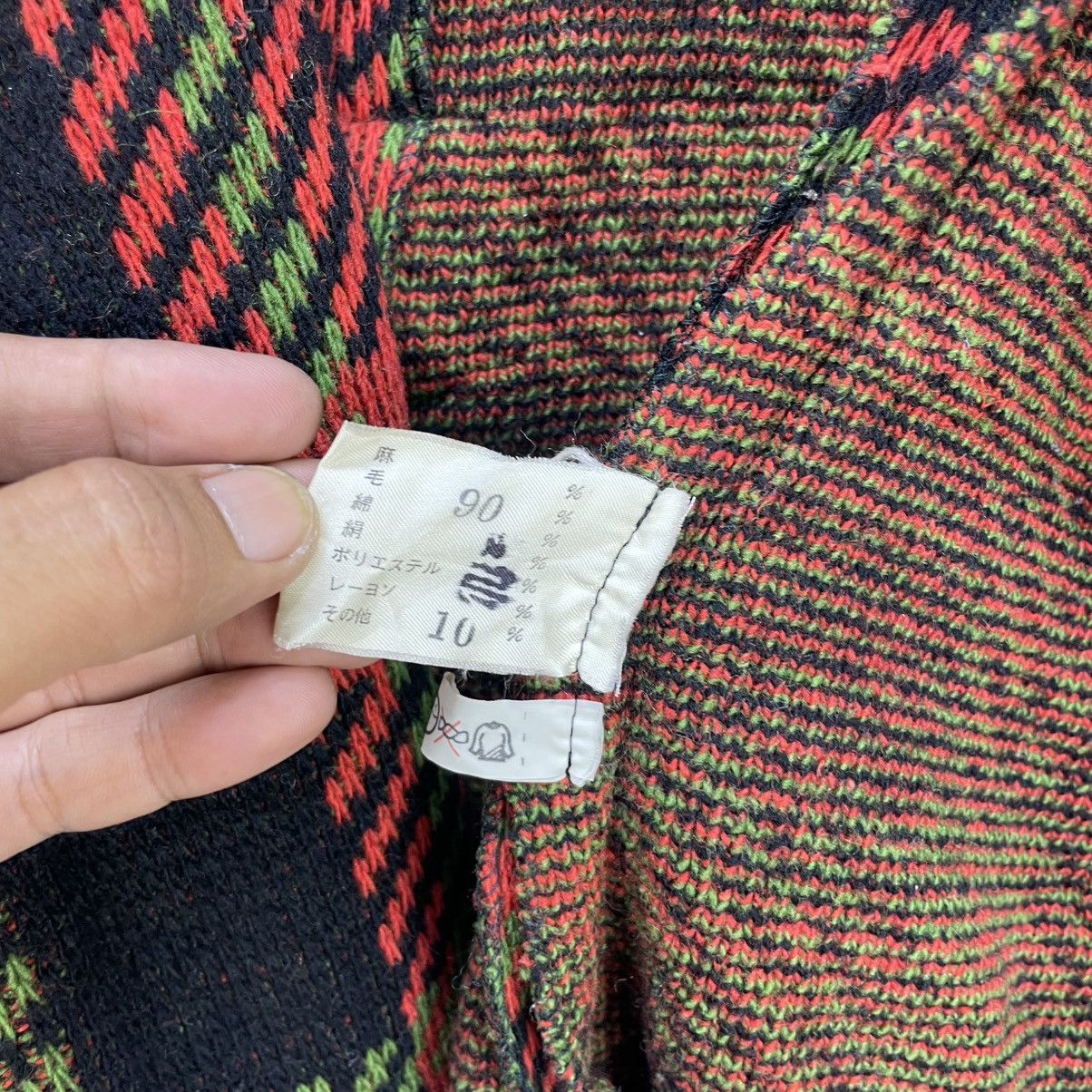 Japanese Brand Vintage Woolen Lolo Belted Jacket Size M / US 6-8 / IT 42-44 - 8 Thumbnail
