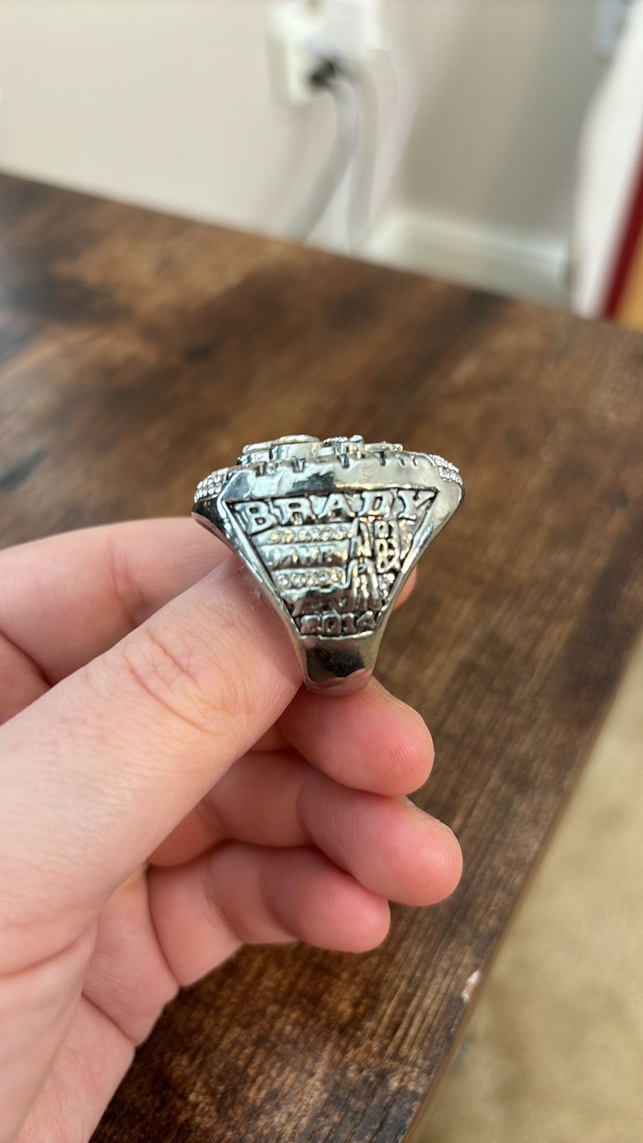 NFL New England Patriots Super Bowl Ring Size ONE SIZE - 3 Thumbnail