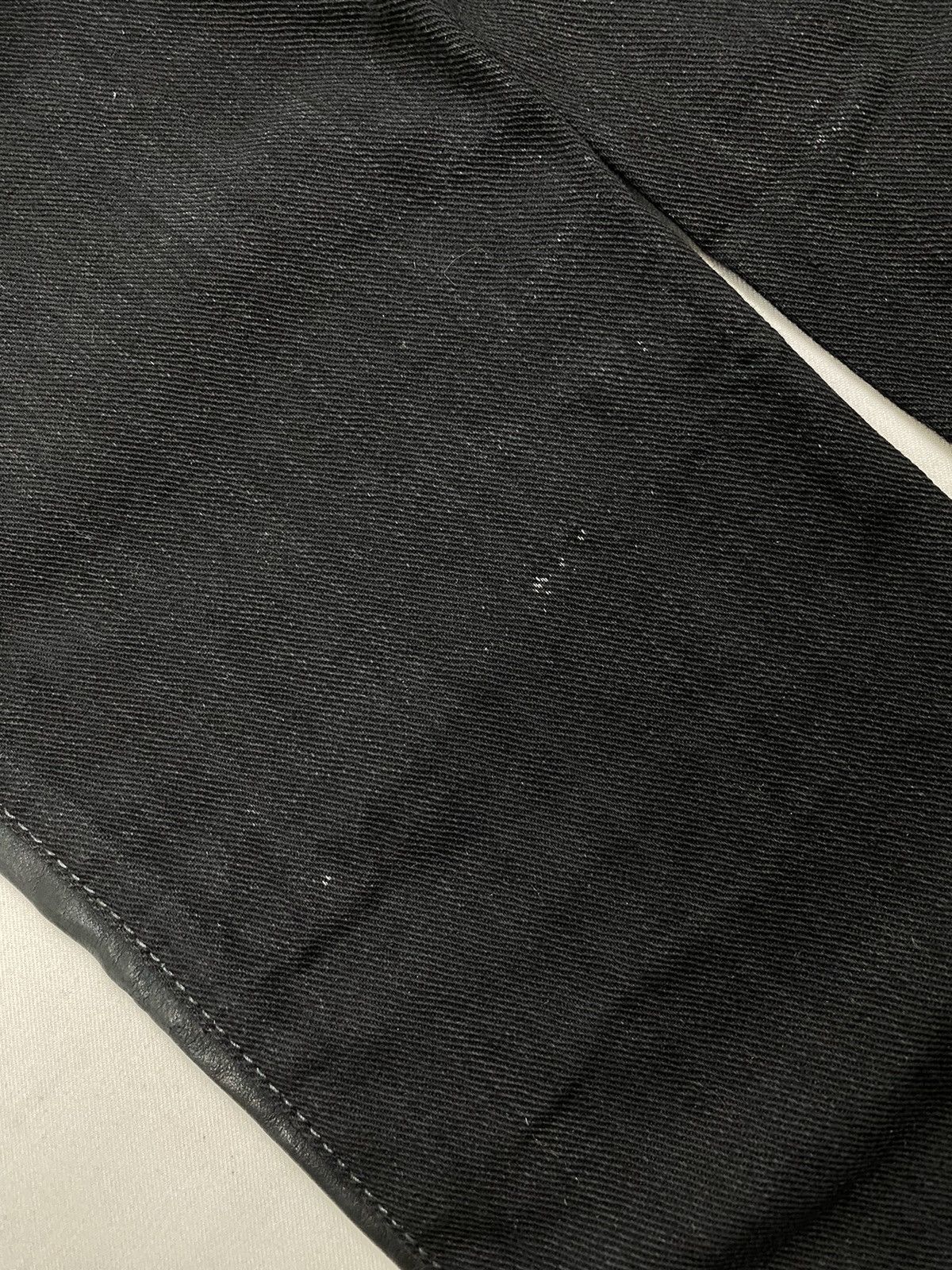 Japanese Brand Mononofu Teru Nakano Leather Side Studded Denim Size US 30 / EU 46 - 19 Thumbnail