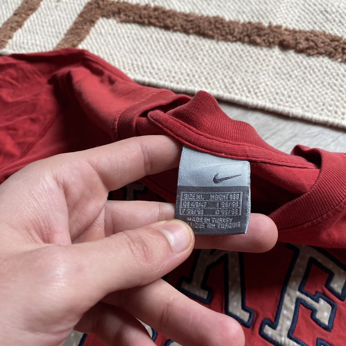 Nike × Vintage NIKE Y2K BIG EMBROIDERED LOGO T SHIRT Size US XL / EU 56 / 4 - 5 Thumbnail