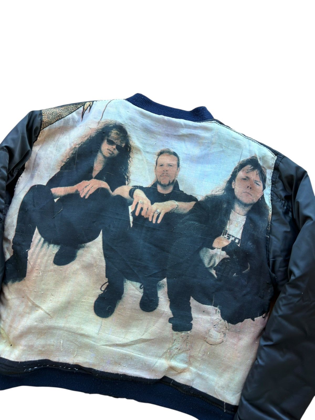 Metallica *RARE* 1989 METALLICA ONE BOMBER BACK PATCH METAL BAND Size US XL / EU 56 / 4 - 13 Thumbnail