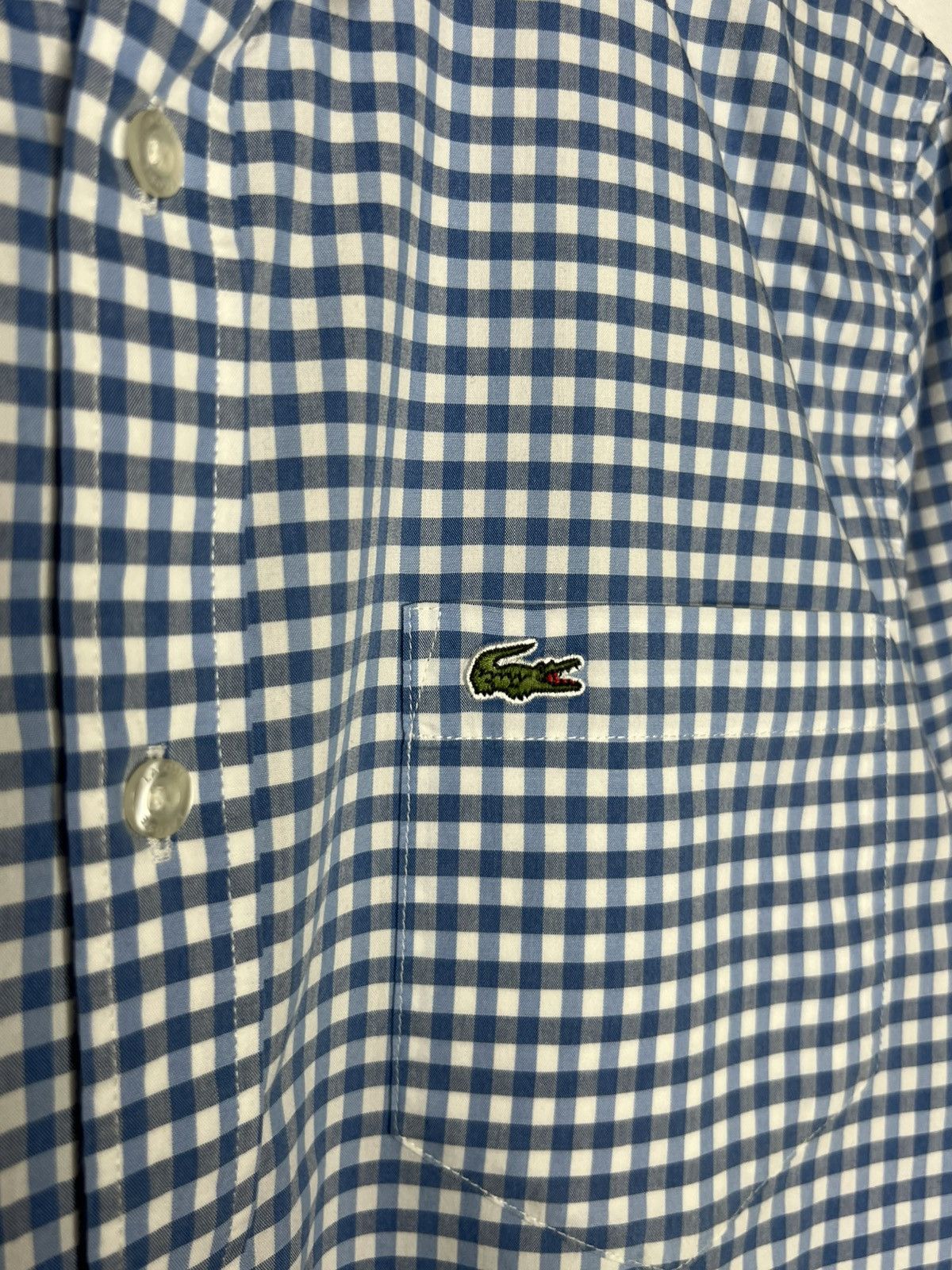 Lacoste Lacoste Luxury Plaid Long Sleeve Shirt Polo Tee Size US S / EU 44-46 / 1 - 5 Thumbnail