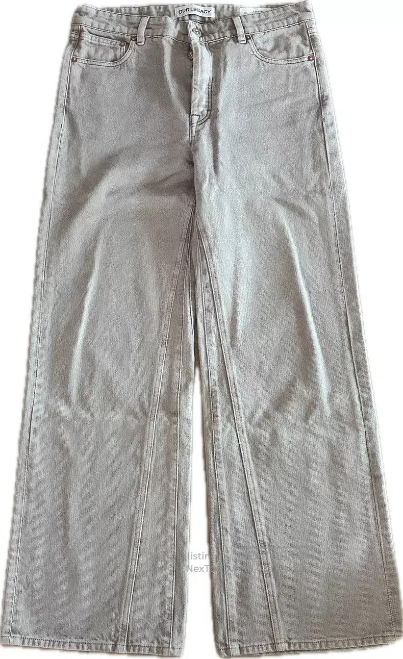 Our Legacy Our Legacy Light Pink Wide Leg Jeans Size 30" / US 8 / IT 44 - 1 Thumbnail