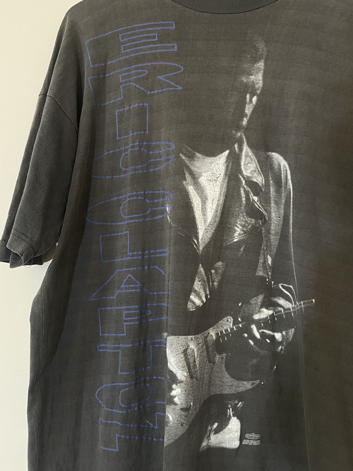 Vintage Vintage Eric Clapton Tour T-shirt Size US XL / EU 56 / 4 - 2 Thumbnail