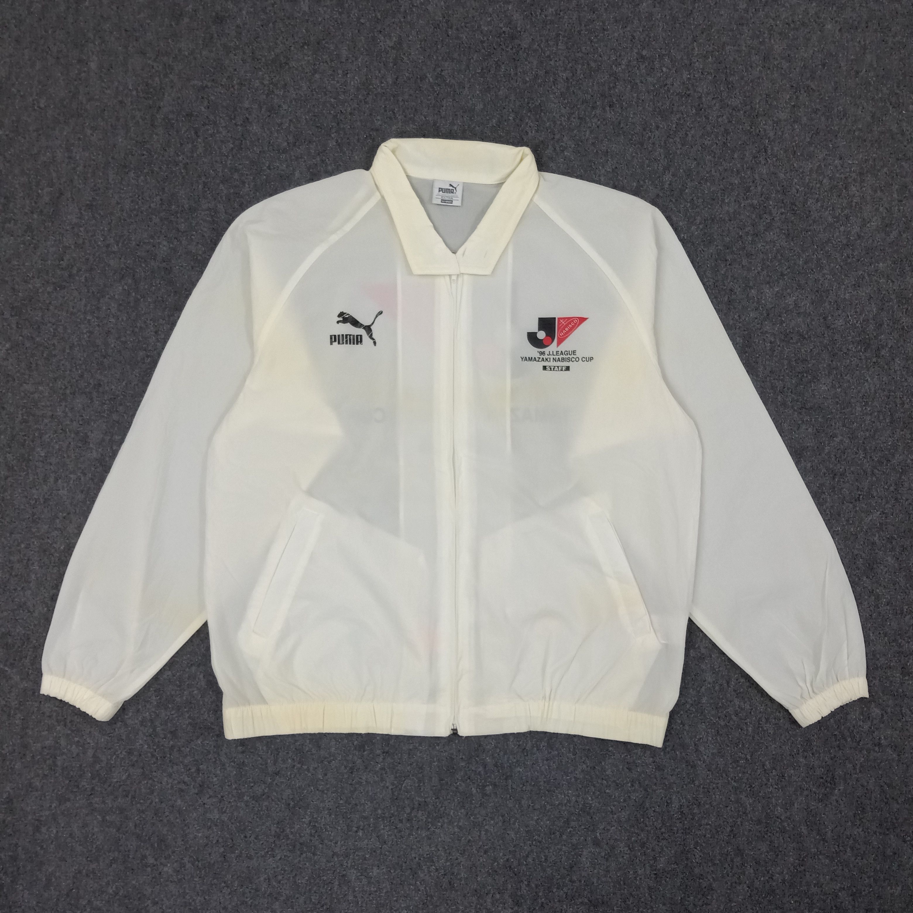 Puma × Vintage Puma Japan Football 1996 Yamazaki Nabisco Cup Jacket C231N2 Size US L / EU 52-54 / 3 - 6 Thumbnail