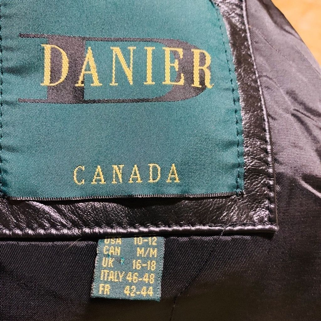 Danier Danier black leather women jacket Size M / US 6-8 / IT 42-44 - 5 Thumbnail