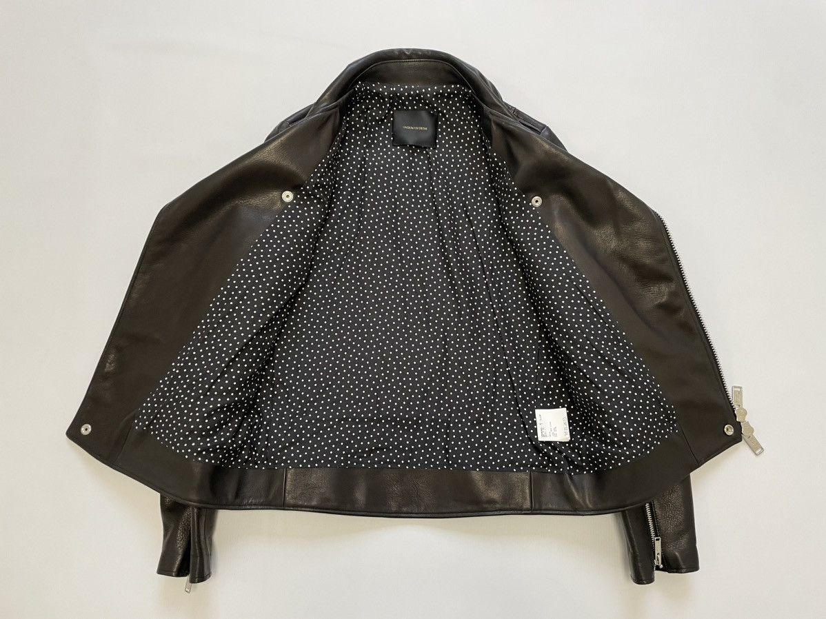 Undercover JAMC ‘Psycho Candy’ Print Leather Biker Jacket Size US S / EU 44-46 / 1 - 15 Thumbnail