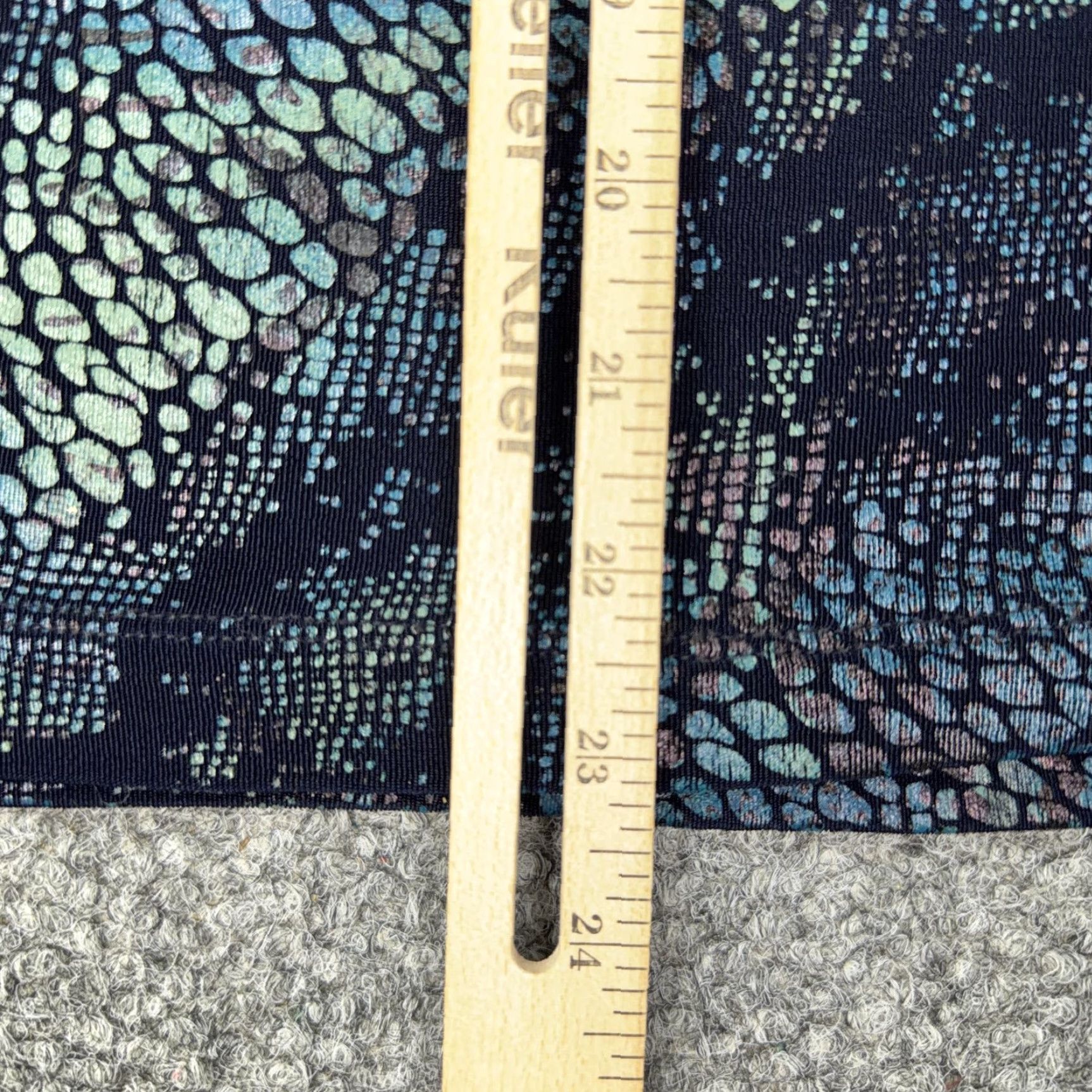 Vintage Picadilly Fashions Shirt Womens Small Blue Abstract Snakeskin Print Top Size S / US 4 / IT 40 - 4 Thumbnail