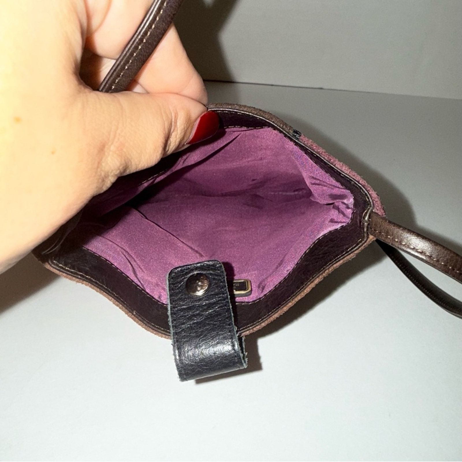 Other PACCO kangaroo leatherPatchwork Crossbody Bag with Tassels Size ONE SIZE - 6 Thumbnail