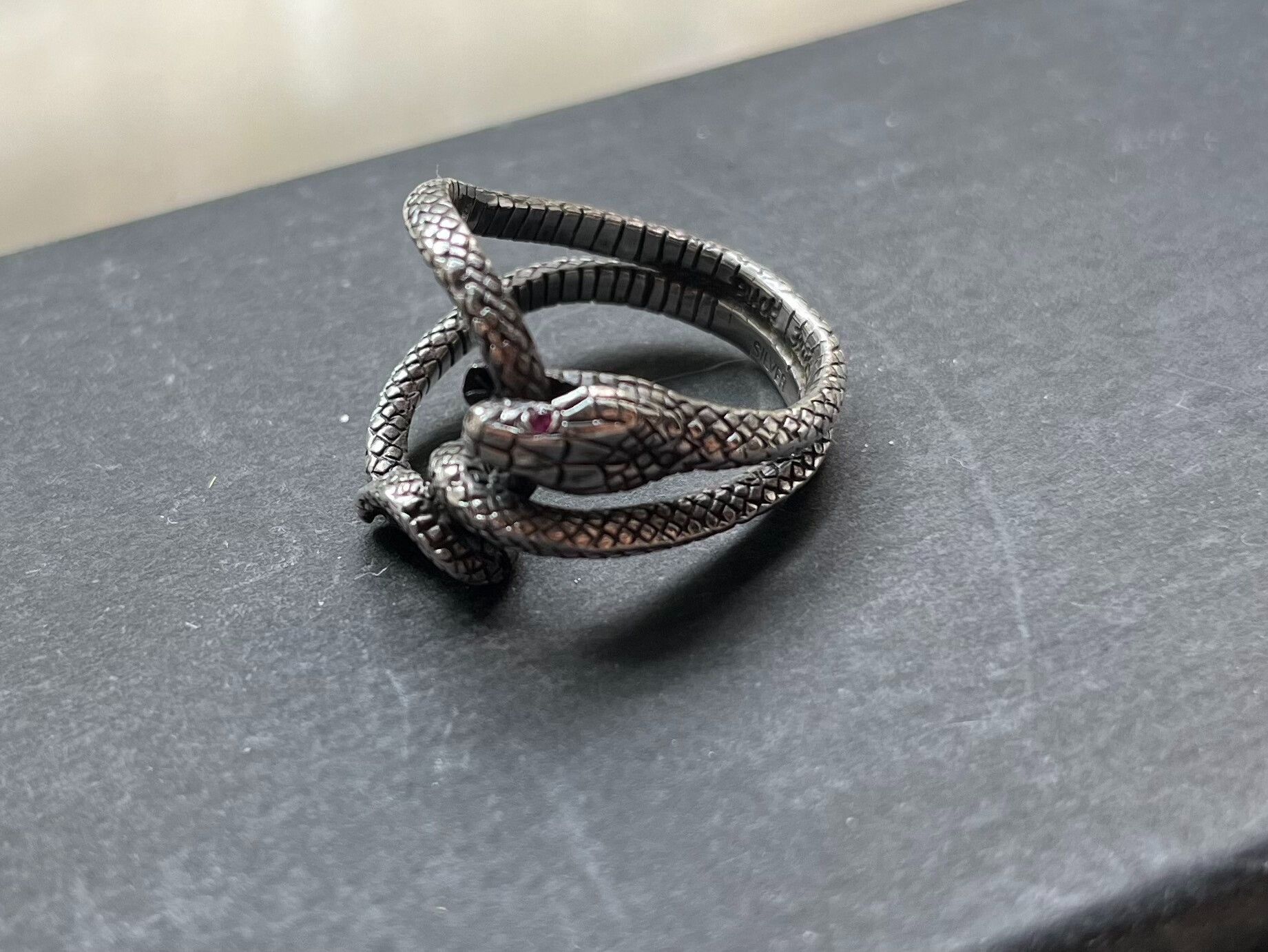 Japanese Brand Snake Link Ring from Blackboots Size ONE SIZE - 1 Thumbnail
