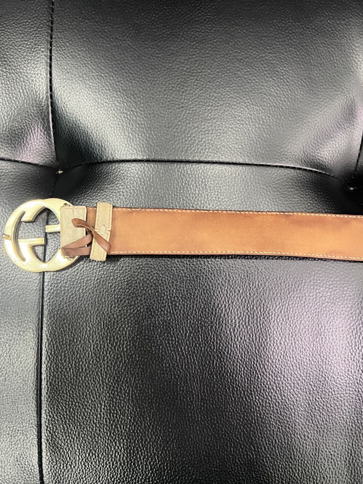 Gucci Gucci Double G Embossed Monogram Belt Size ONE SIZE - 18 Thumbnail