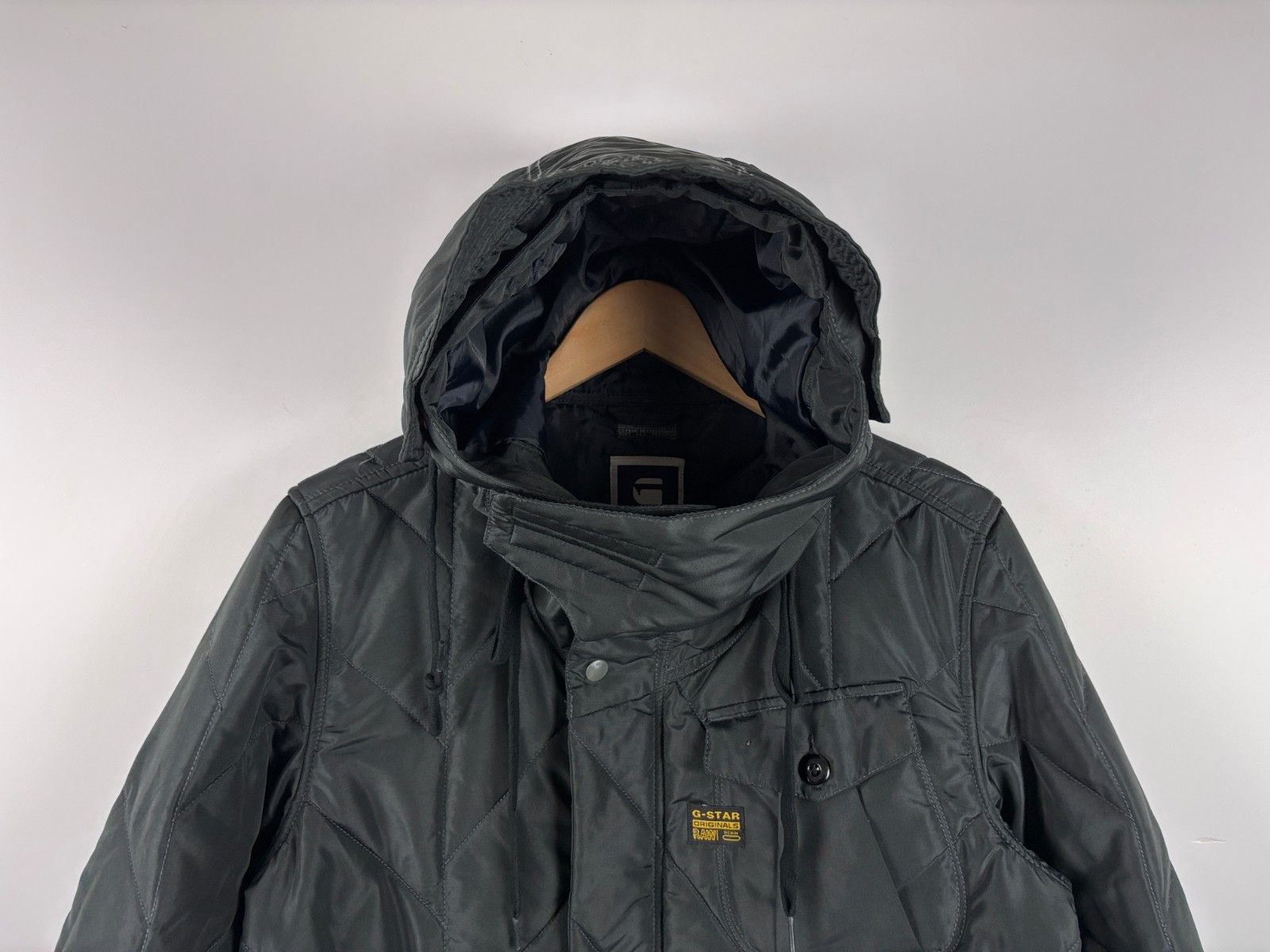 G-Star G-Star CO HDD Overshirt Hooded Quilted Jacket Black Size L Size US L / EU 52-54 / 3 - 7 Thumbnail