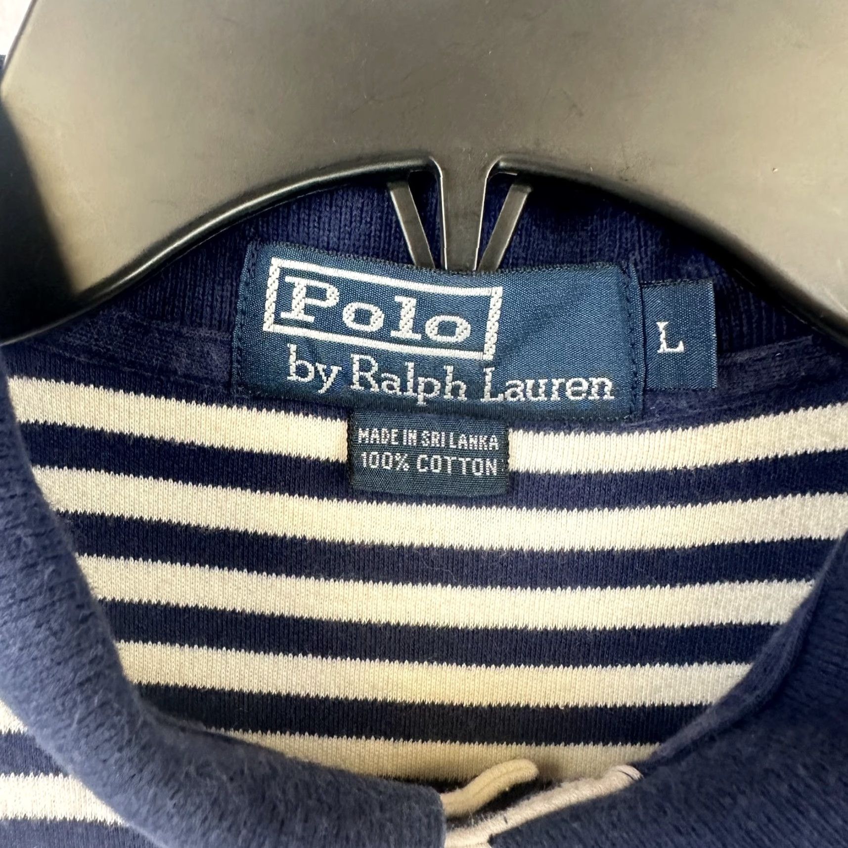 Polo Ralph Lauren Polo Ralph Lauren Polo Shirt Mens Large Classic Short Sleeve Striped Rugby Shirt Size US L / EU 52-54 / 3 - 4 Thumbnail