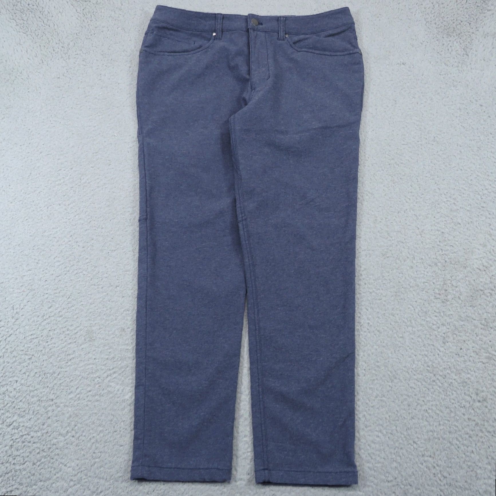 Lululemon Lululemon ABC Pants Mens 32x27 Heather Navy Skinny Fit Utilitech Jeans Commute Size US 32 / EU 48 - 2 Thumbnail