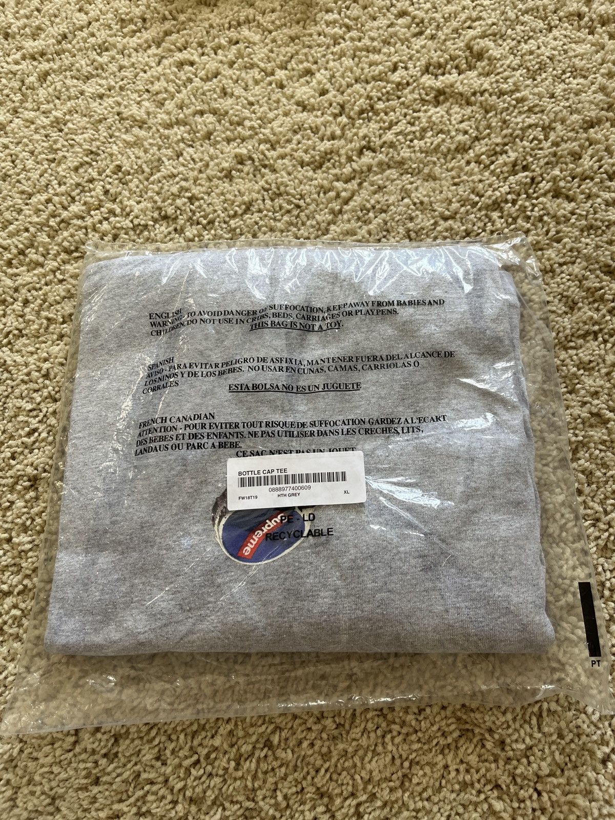 Supreme Bottle Cap Tee Size US XL / EU 56 / 4 - 3 Thumbnail