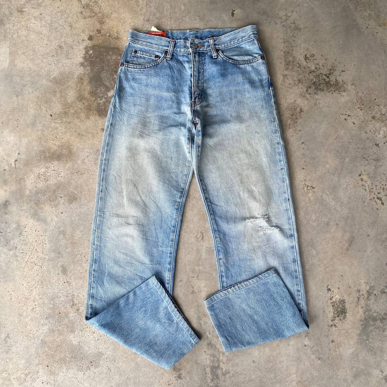 Edwin VINTAGE 90S EDWIN LOT 1503-94 AW STONEWASH DISTRESSED DENIM Size US 29 - 11 Thumbnail