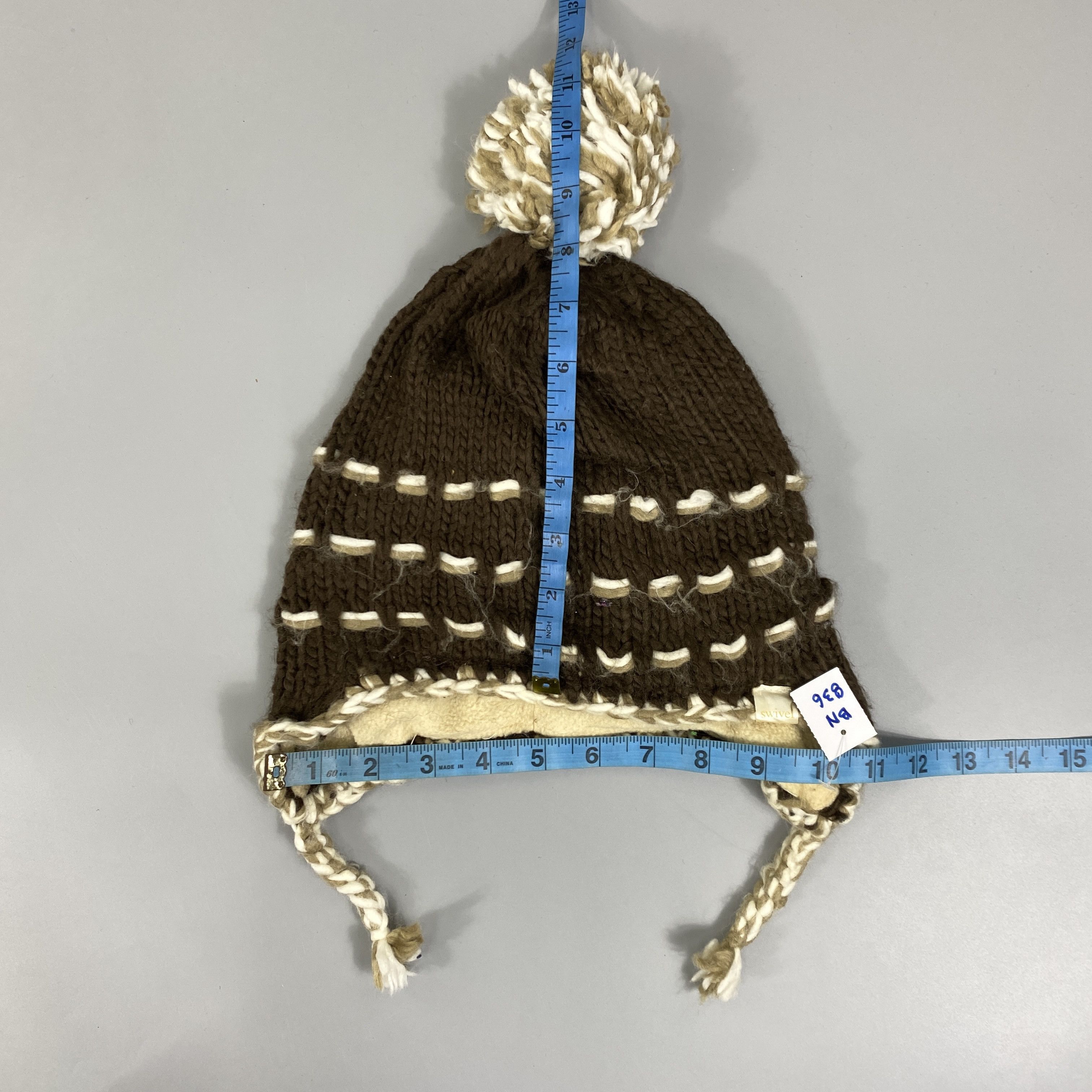 Japanese Brand Swivel Ear Flap Knit Hat -BN836 Size ONE SIZE - 5 Thumbnail
