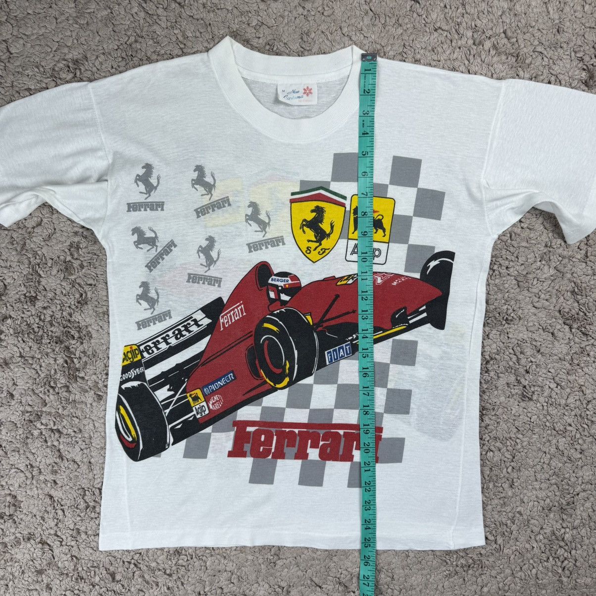 Formula 1 Vintage 1990s Ferrari Formula 1 Animation Graphic T-shirt Size US M / EU 48-50 / 2 - 14 Thumbnail