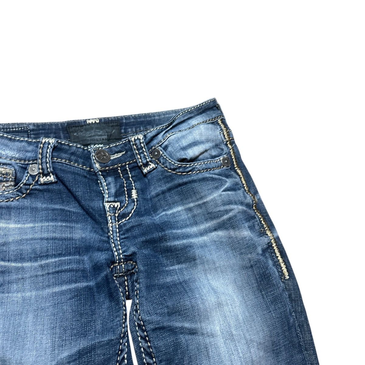 Big Star Women’s Y2K Big Star Blue Denim Skinny Jeans Size 27" / US 4 / IT 40 - 4 Thumbnail