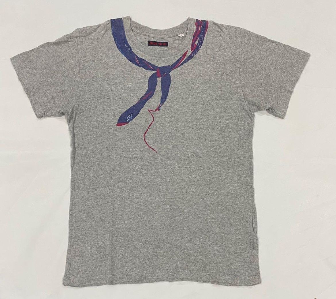 Blue Blue Japan × Japanese Brand '90s Blue Blue Japan Piers 13 Bandana Tee Size US S / EU 44-46 / 1 - 8 Thumbnail
