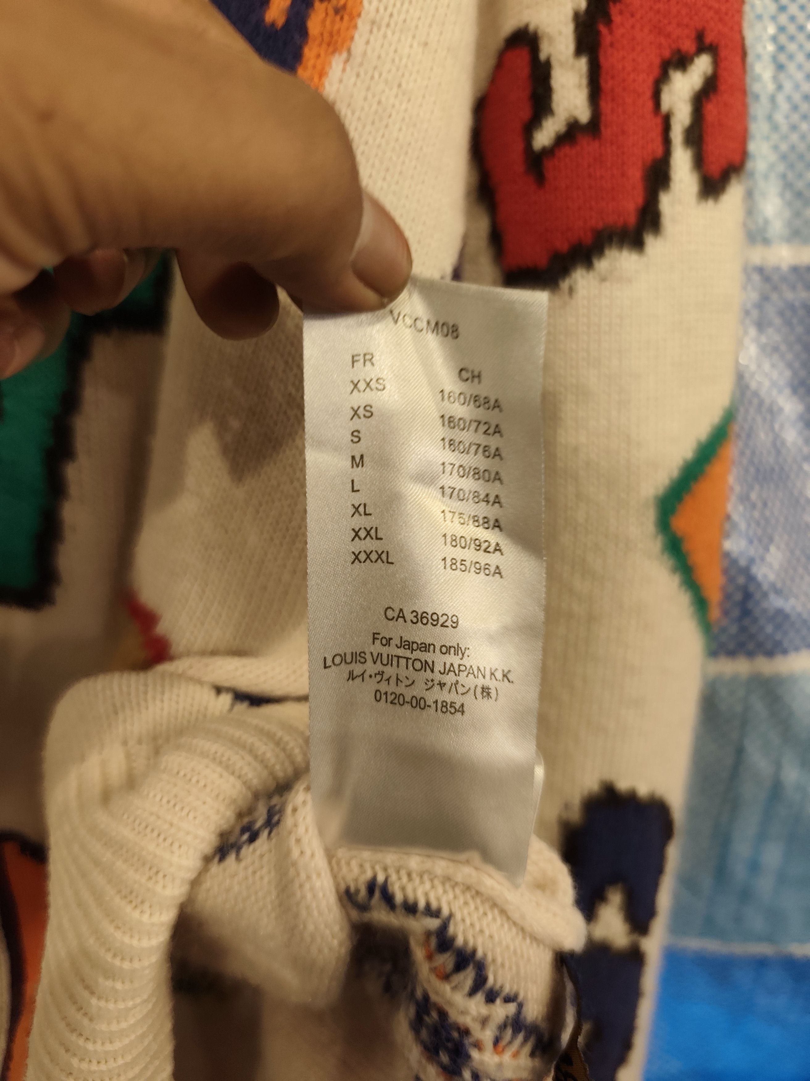 Louis Vuitton × NBA Louis Vuitton x NBA Virgil Abloh Letters Knit Sweater Size US M / EU 48-50 / 2 - 11 Thumbnail