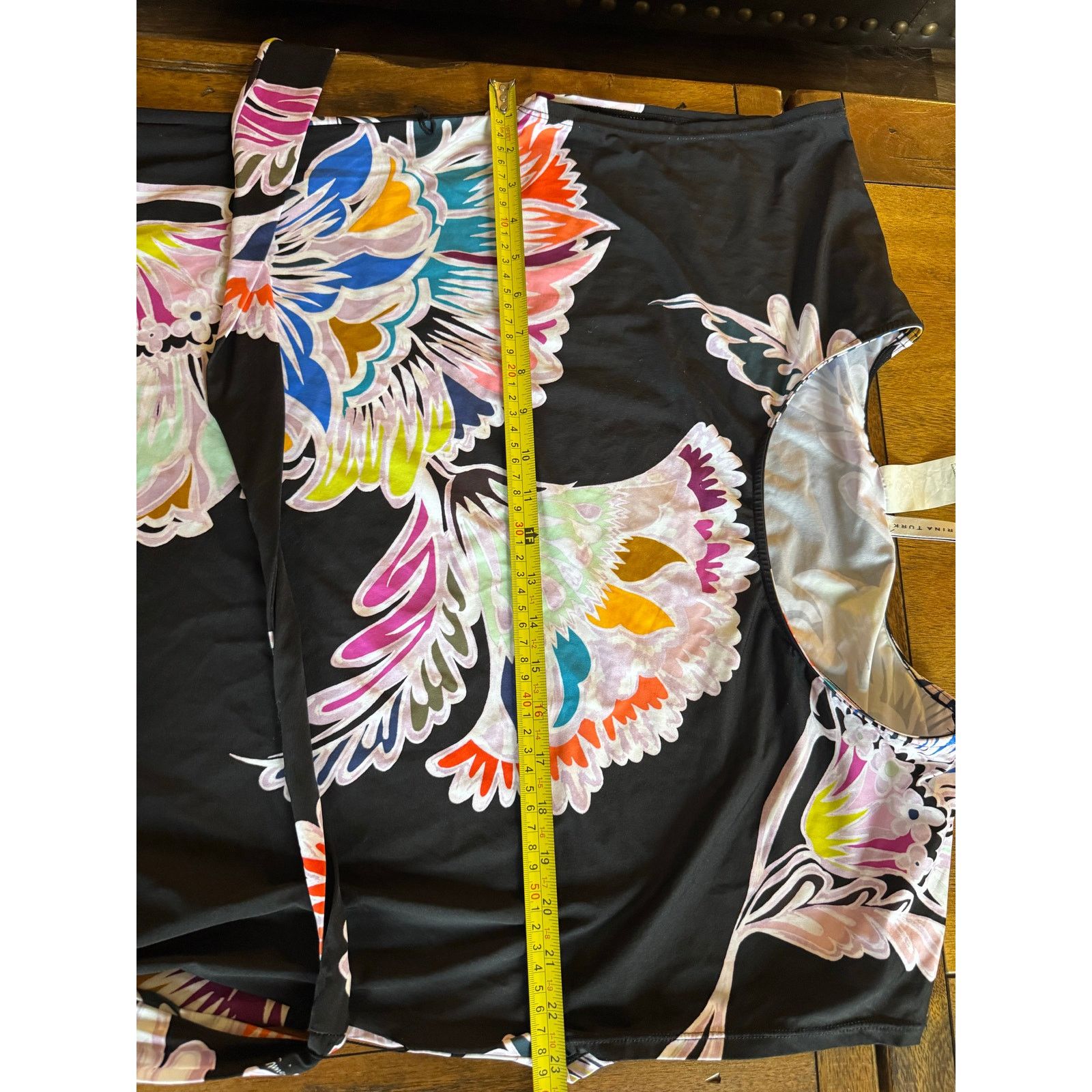 Trina Turk Trina Turk Black Multicolor Floral Belted Tunic Dress XXS Size XXS / US 00 / IT 34 - 6 Thumbnail