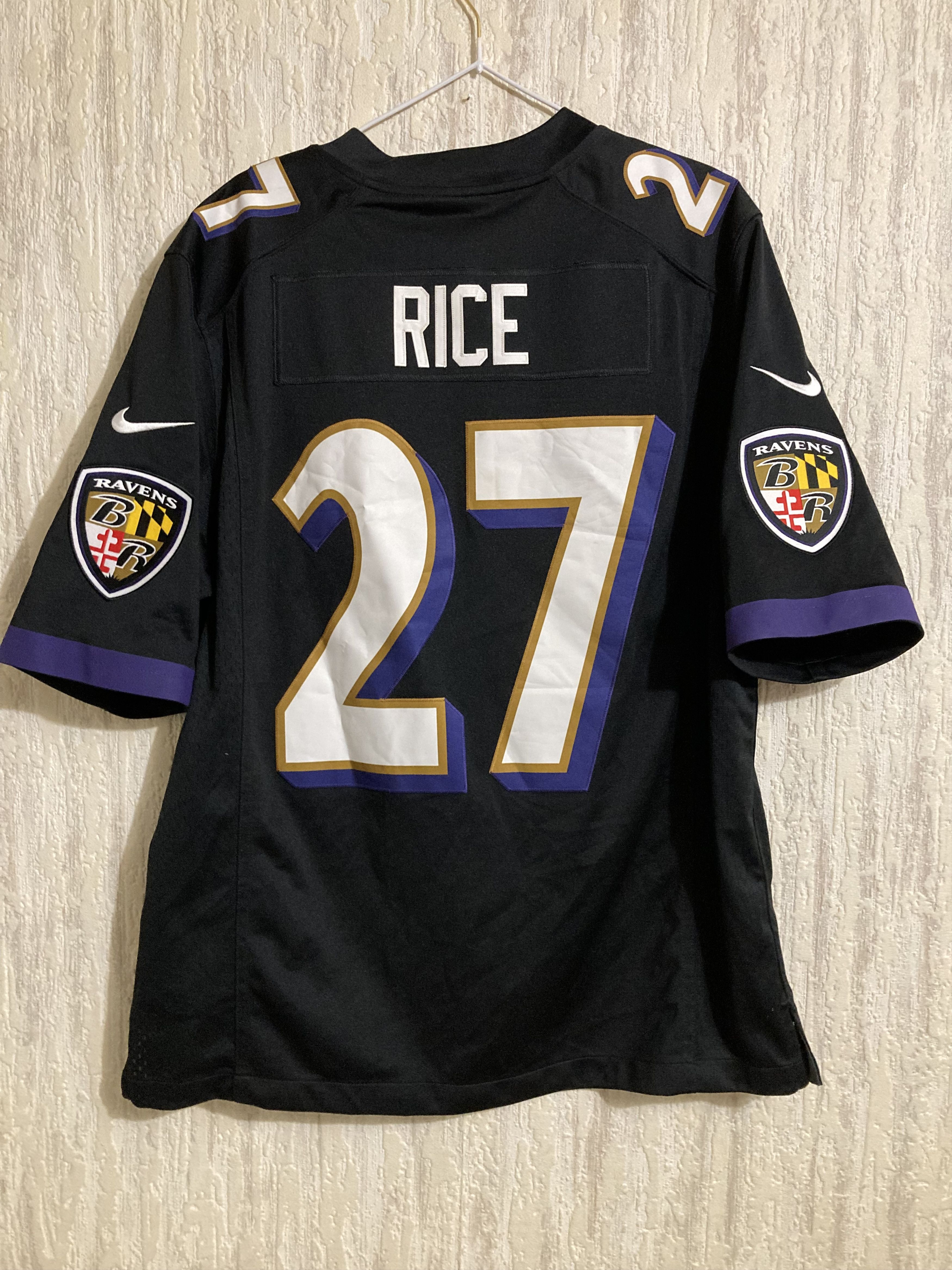 Nike Ray Rice Nike NFL Jersey Baltimore Ravens #27 Stitched Size US XL / EU 56 / 4 - 2 Thumbnail