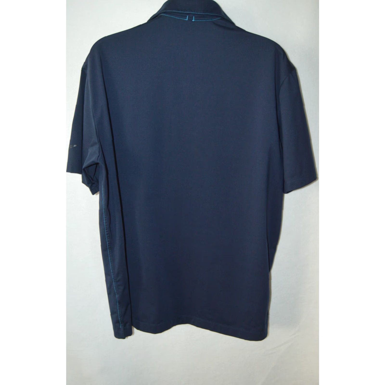 Nike Nike Shirt Mens XL Navy Dri-Fit Polo Golf Short Sleeve Size US XL / EU 56 / 4 - 2 Thumbnail